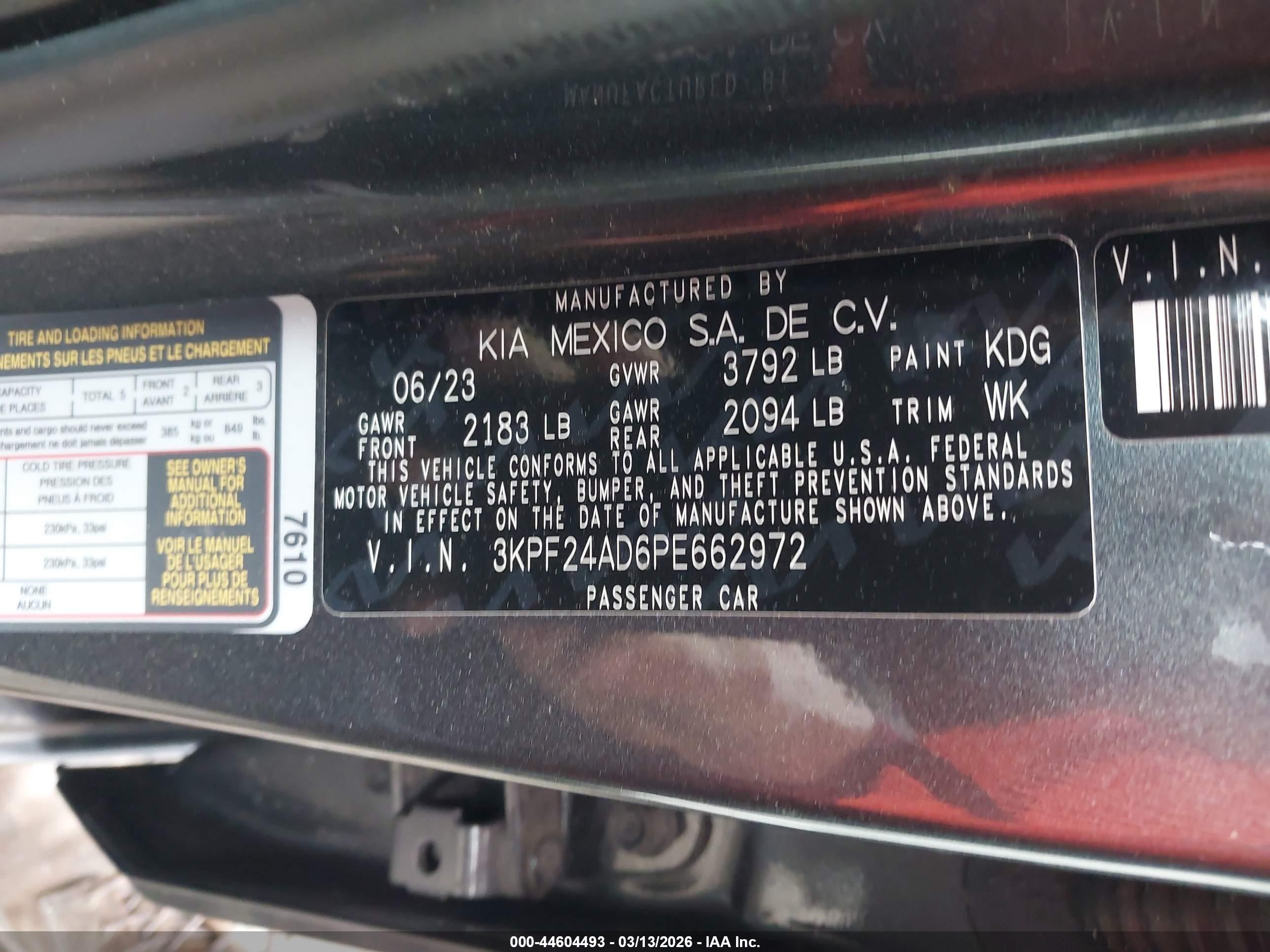 KIA FORTE image 9
