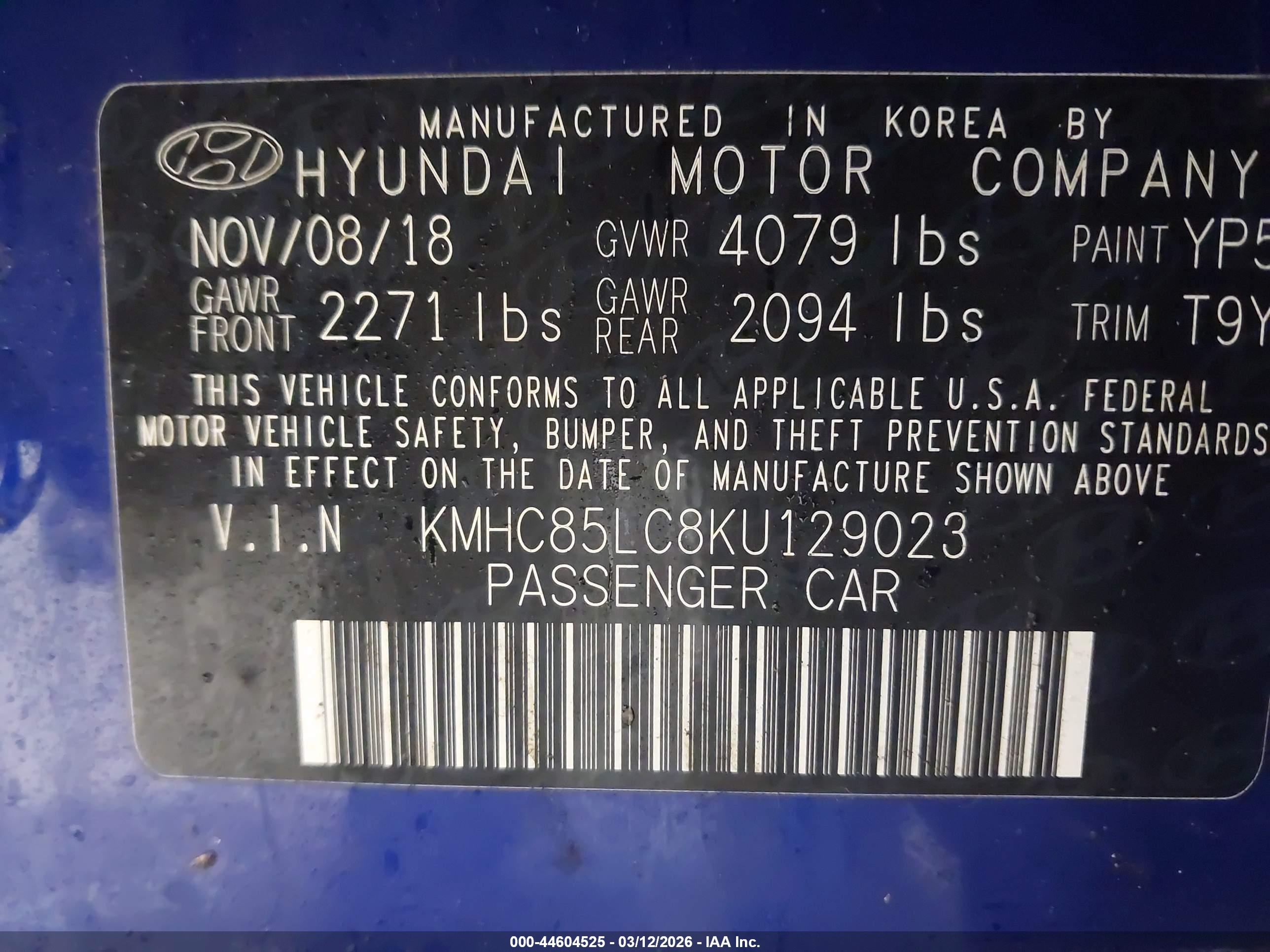 HYUNDAI IONIQ image 9