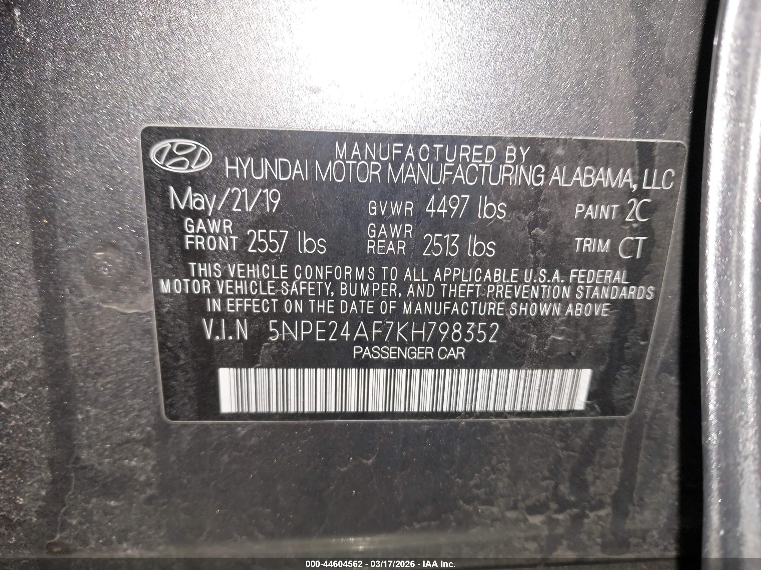 HYUNDAI SONATA image 9
