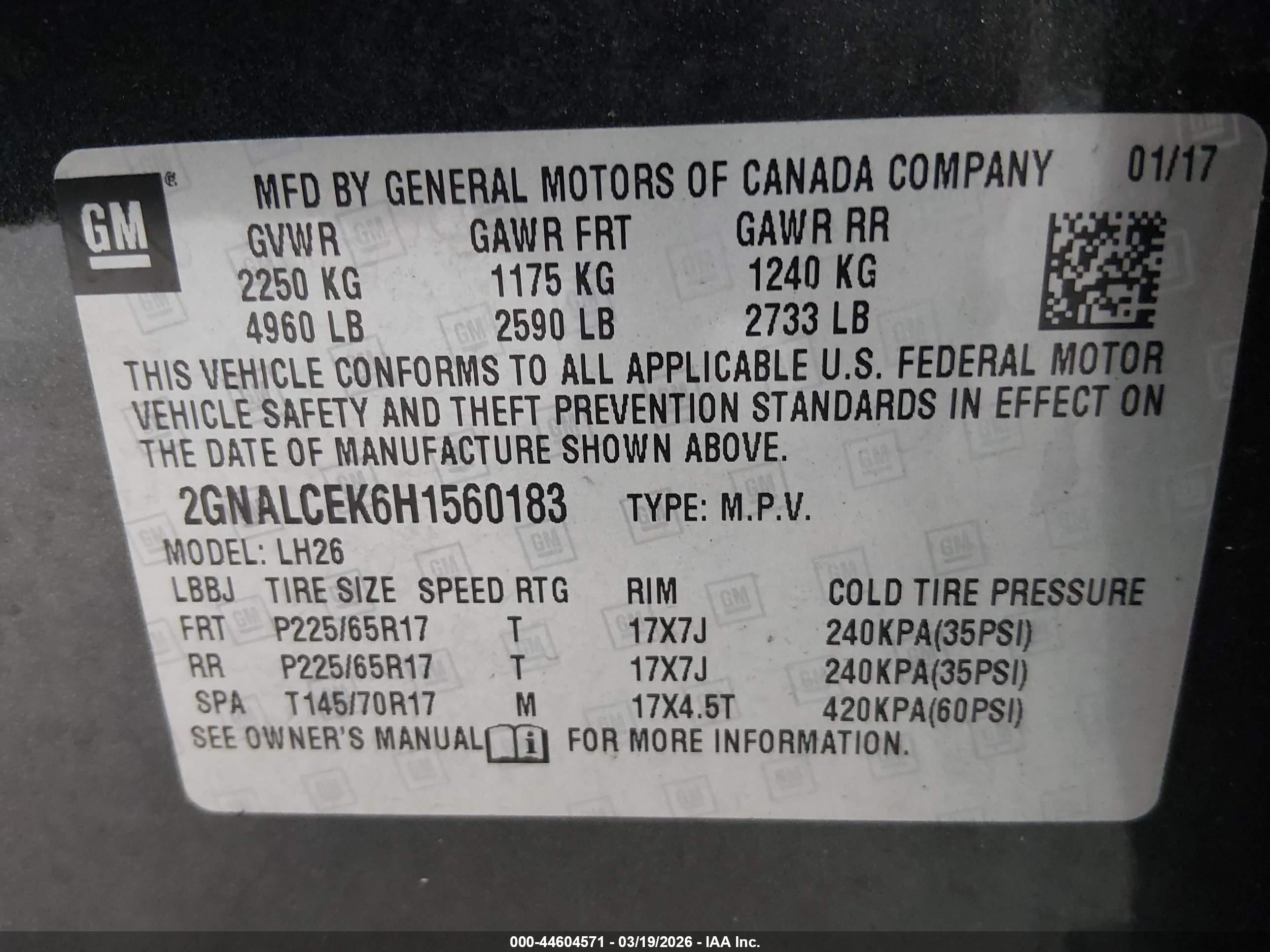 CHEVROLET EQUINOX image 9