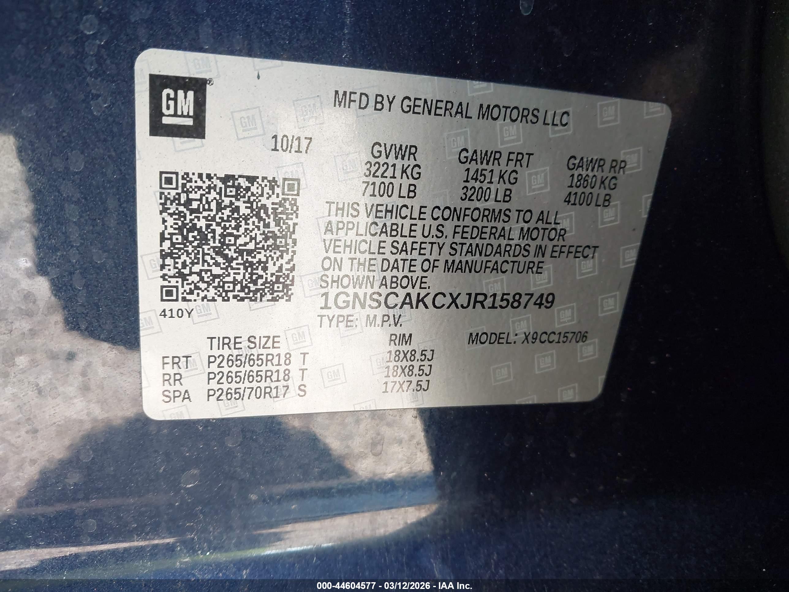 CHEVROLET TAHOE image 9