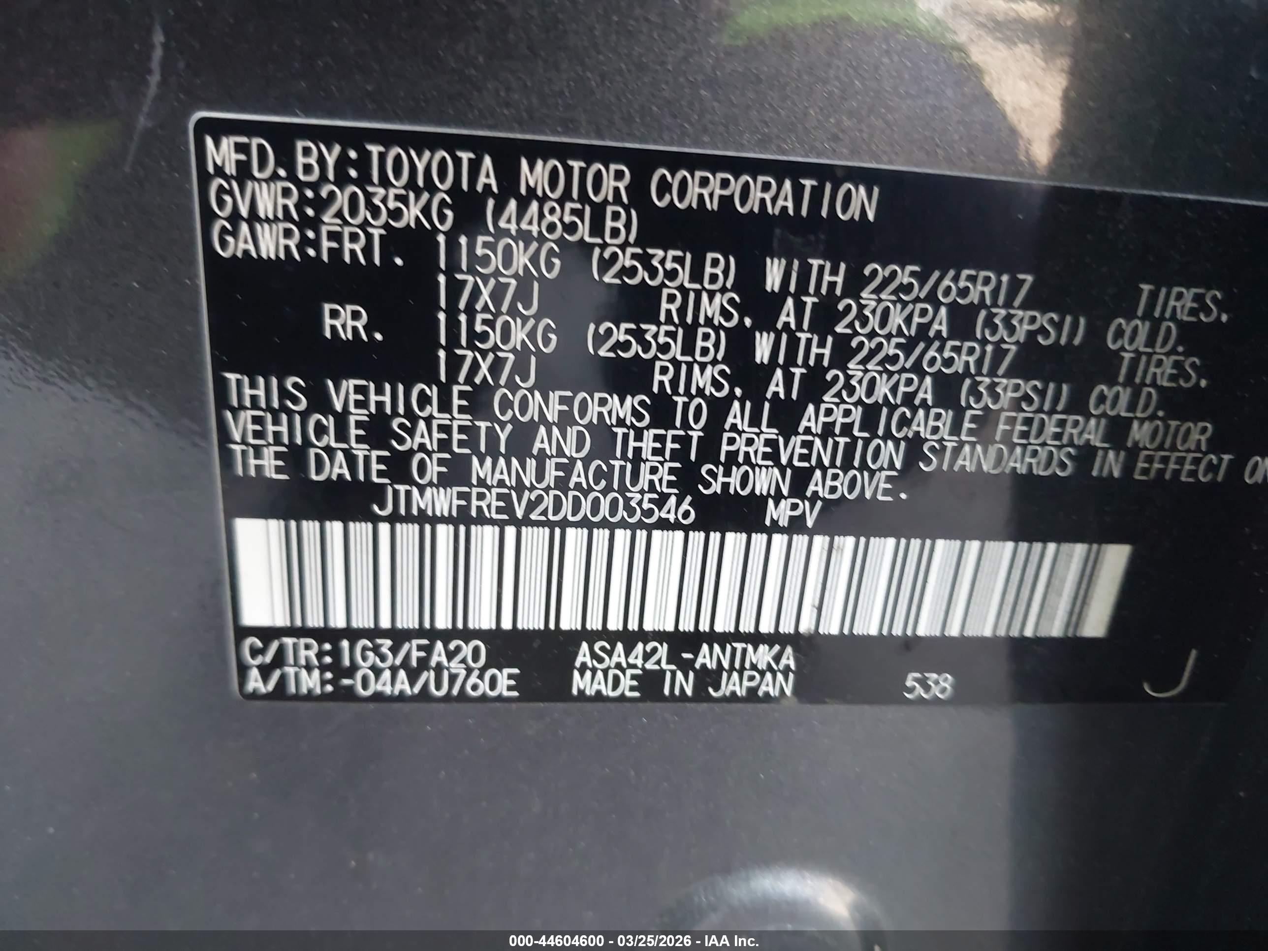 TOYOTA RAV4 image 9