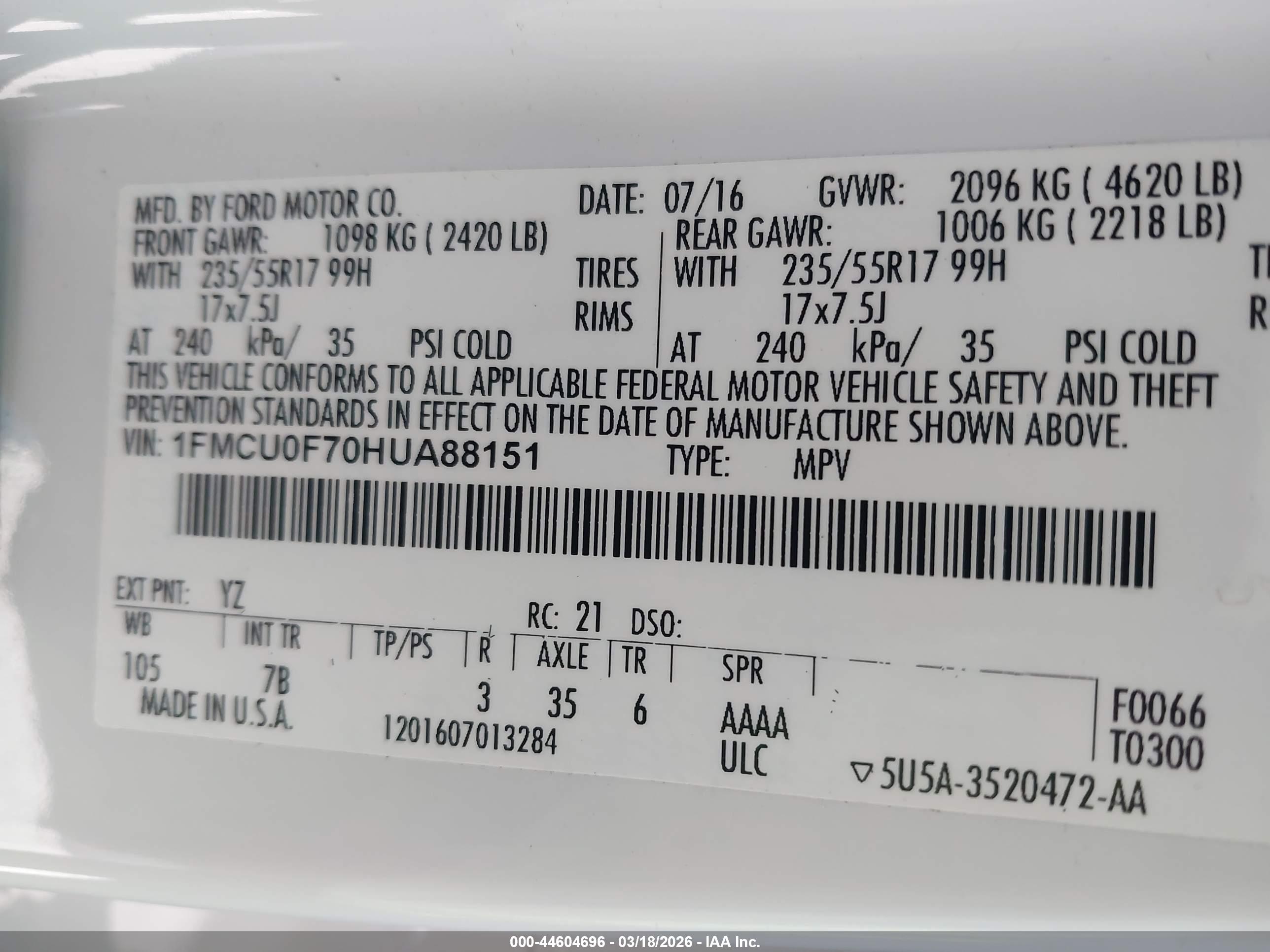 FORD ESCAPE image 9