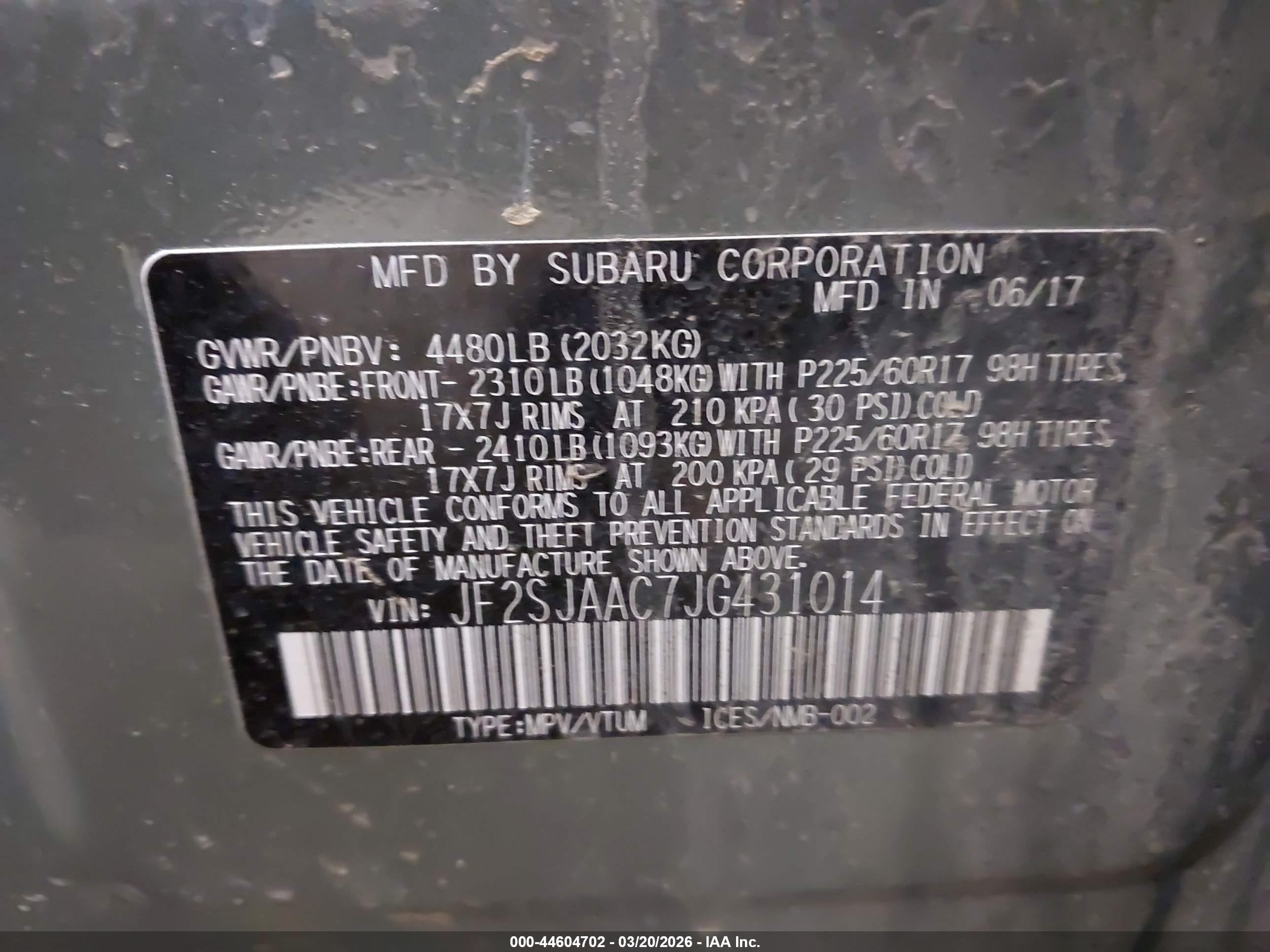 SUBARU FORESTER image 9