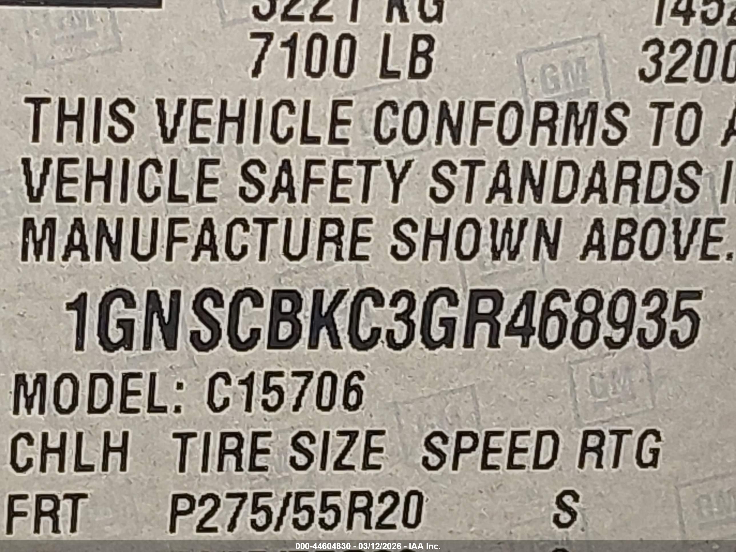 CHEVROLET TAHOE image 9