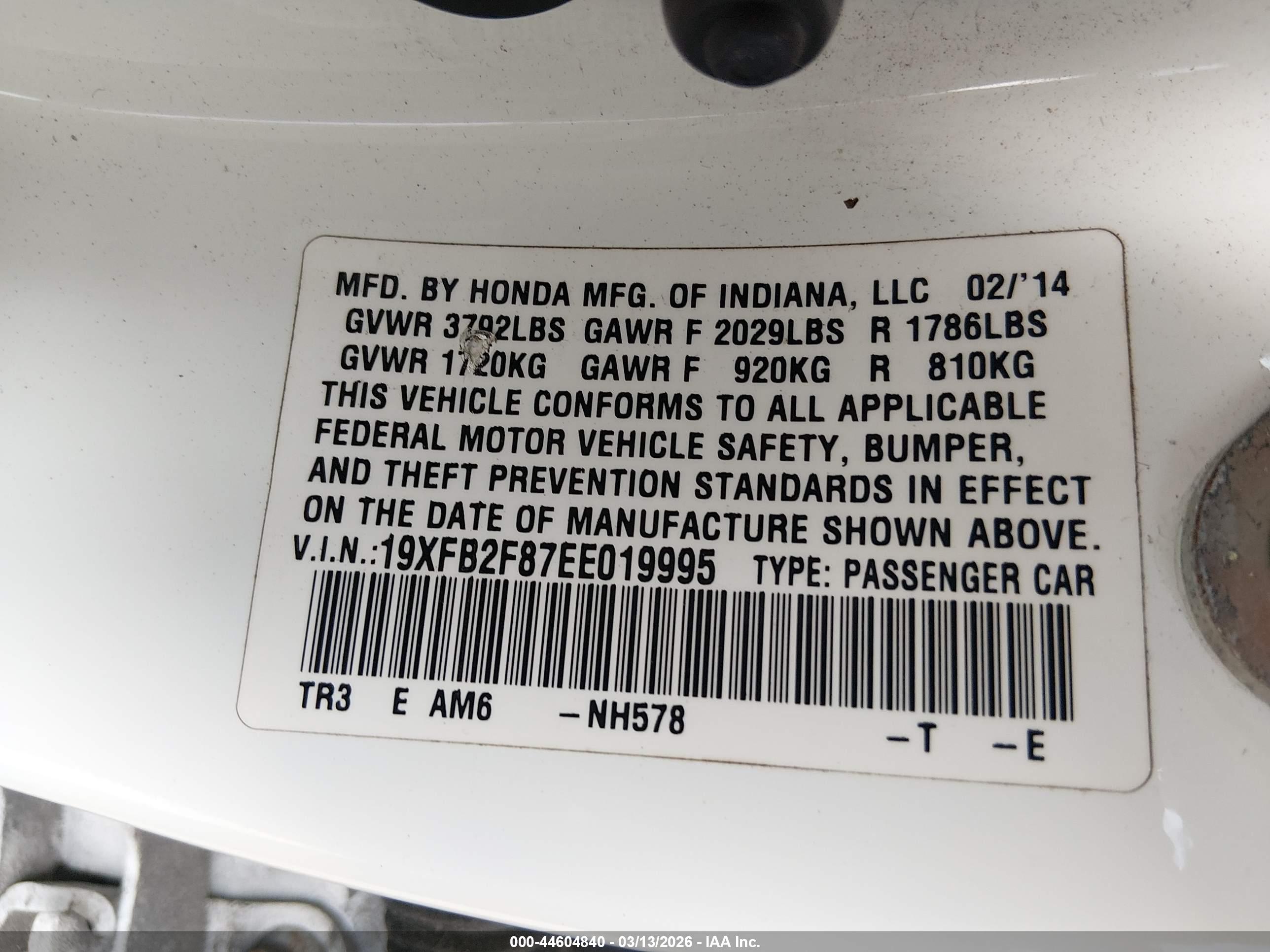 HONDA CIVIC image 9