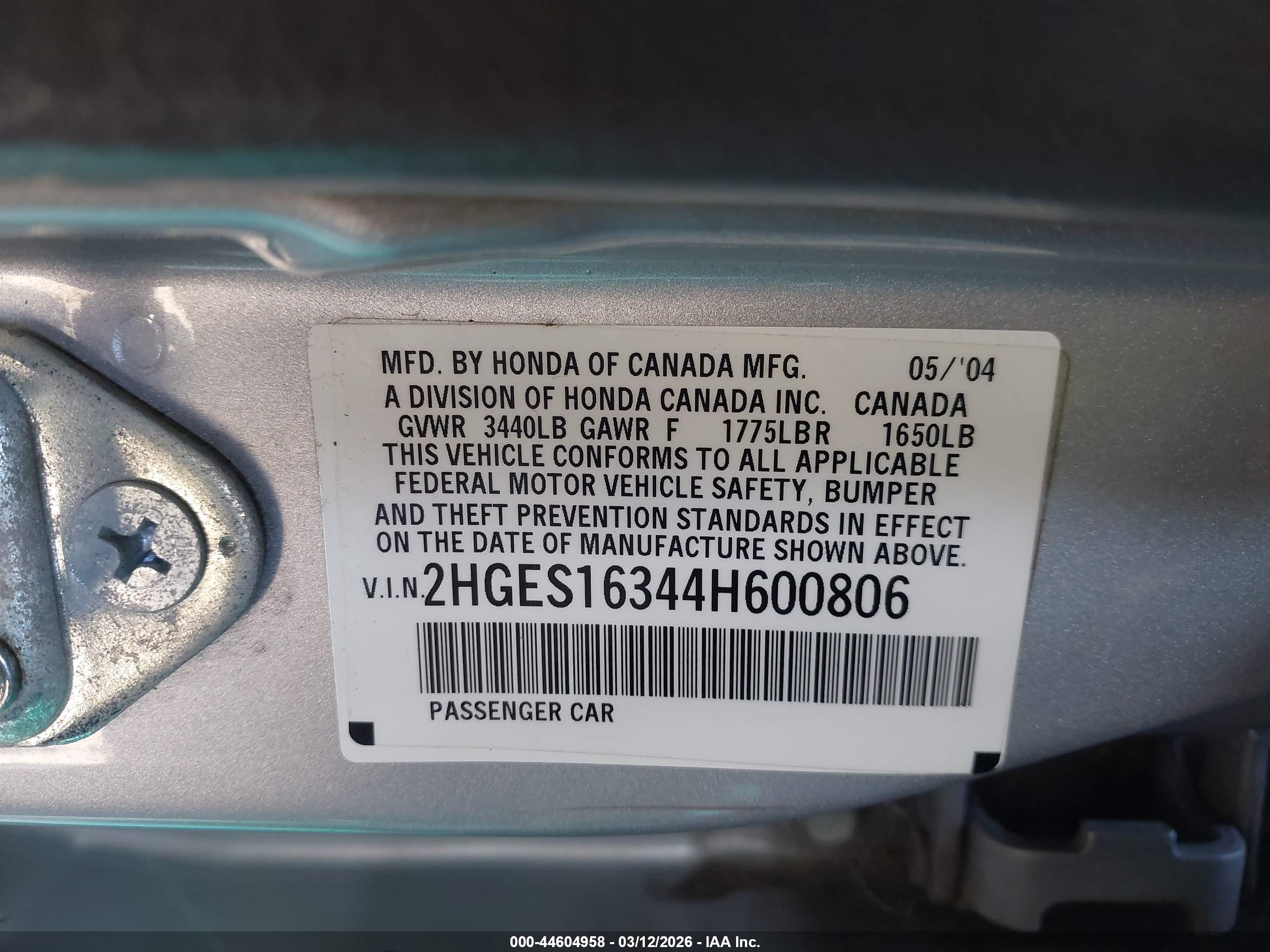 HONDA CIVIC image 9