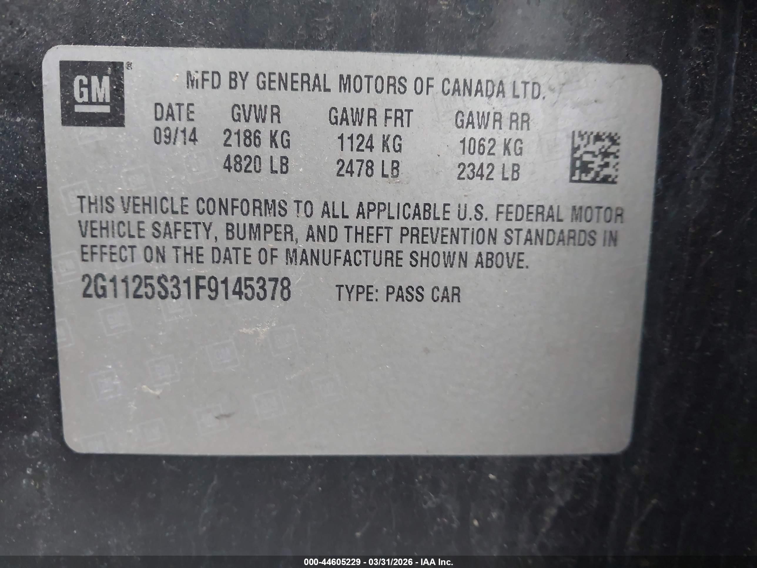 CHEVROLET IMPALA image 9