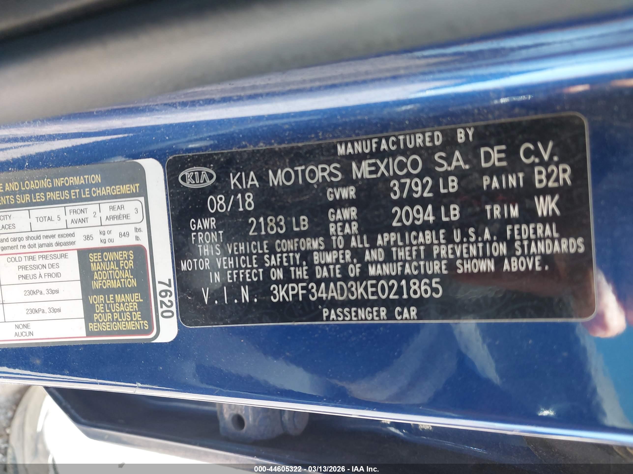 KIA FORTE image 9