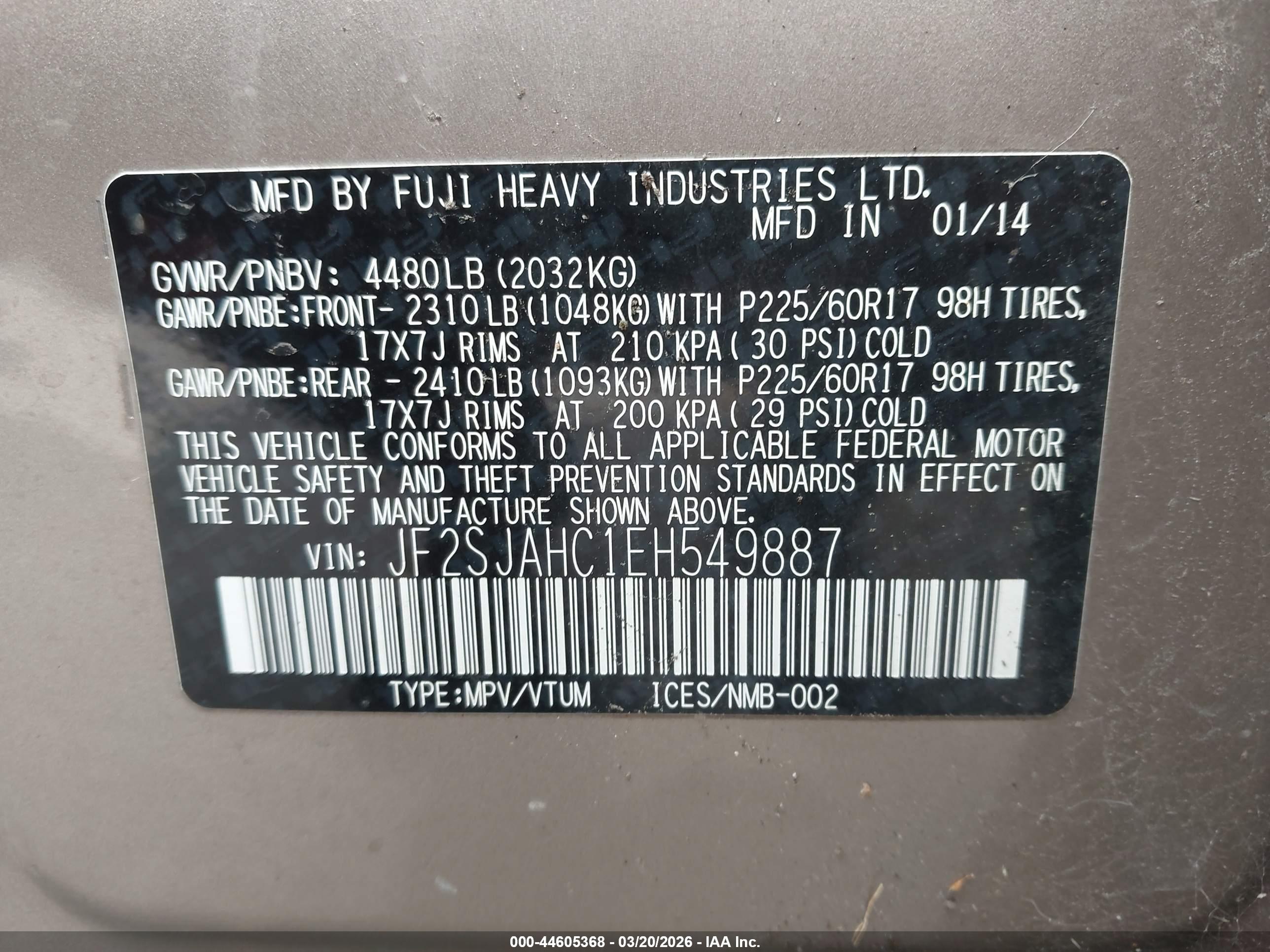 SUBARU FORESTER image 9