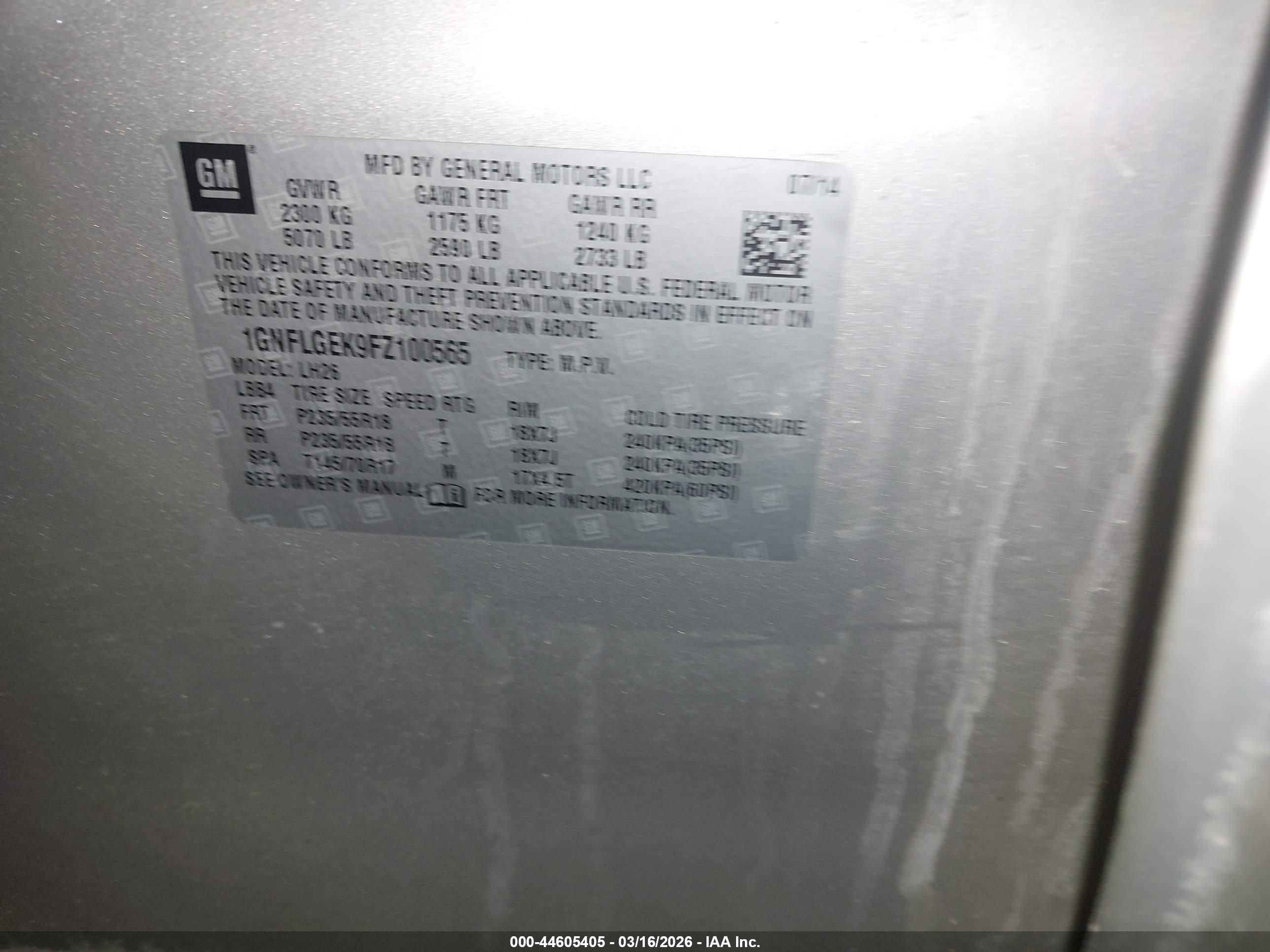 CHEVROLET EQUINOX image 9