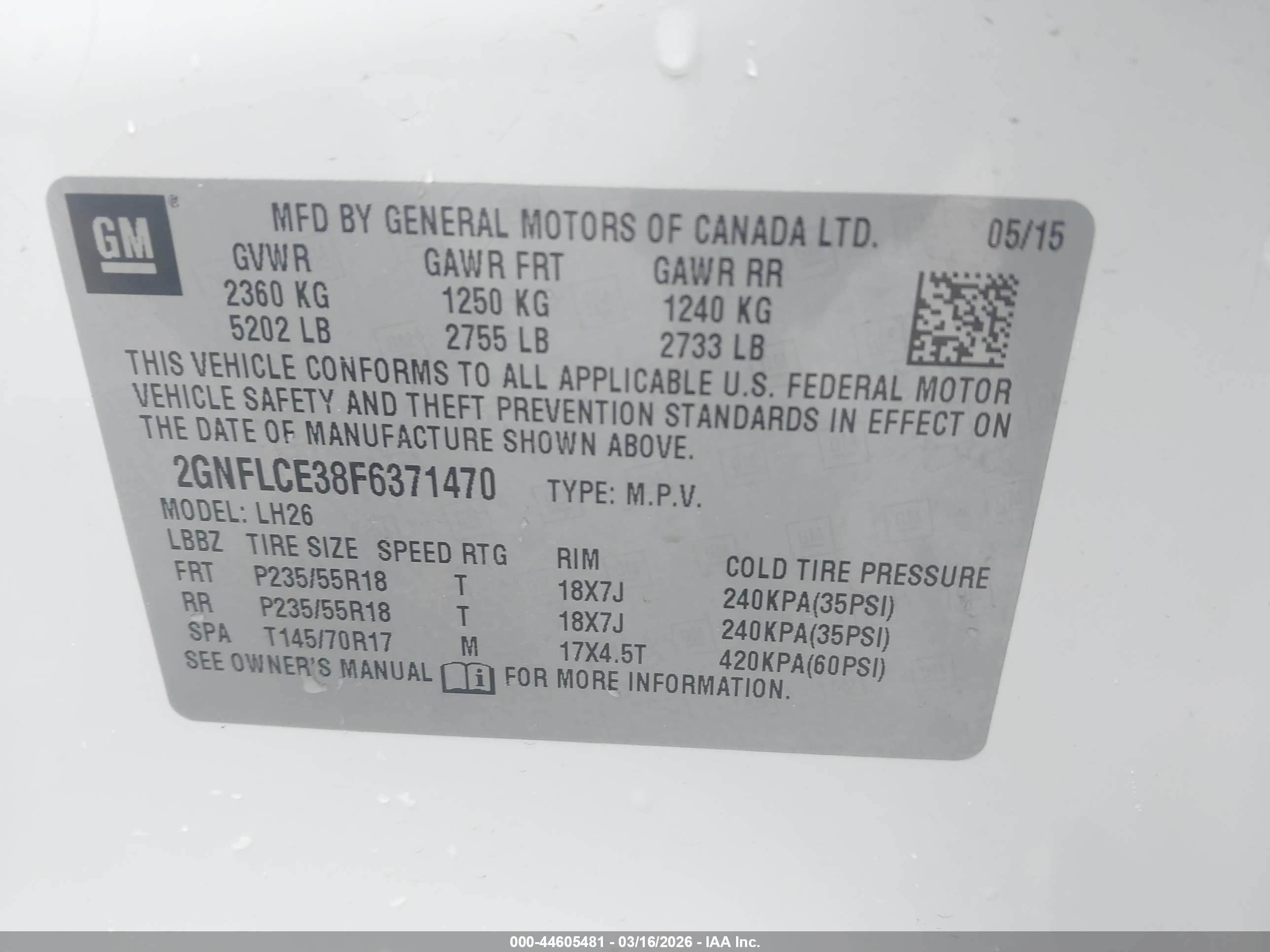 CHEVROLET EQUINOX image 9