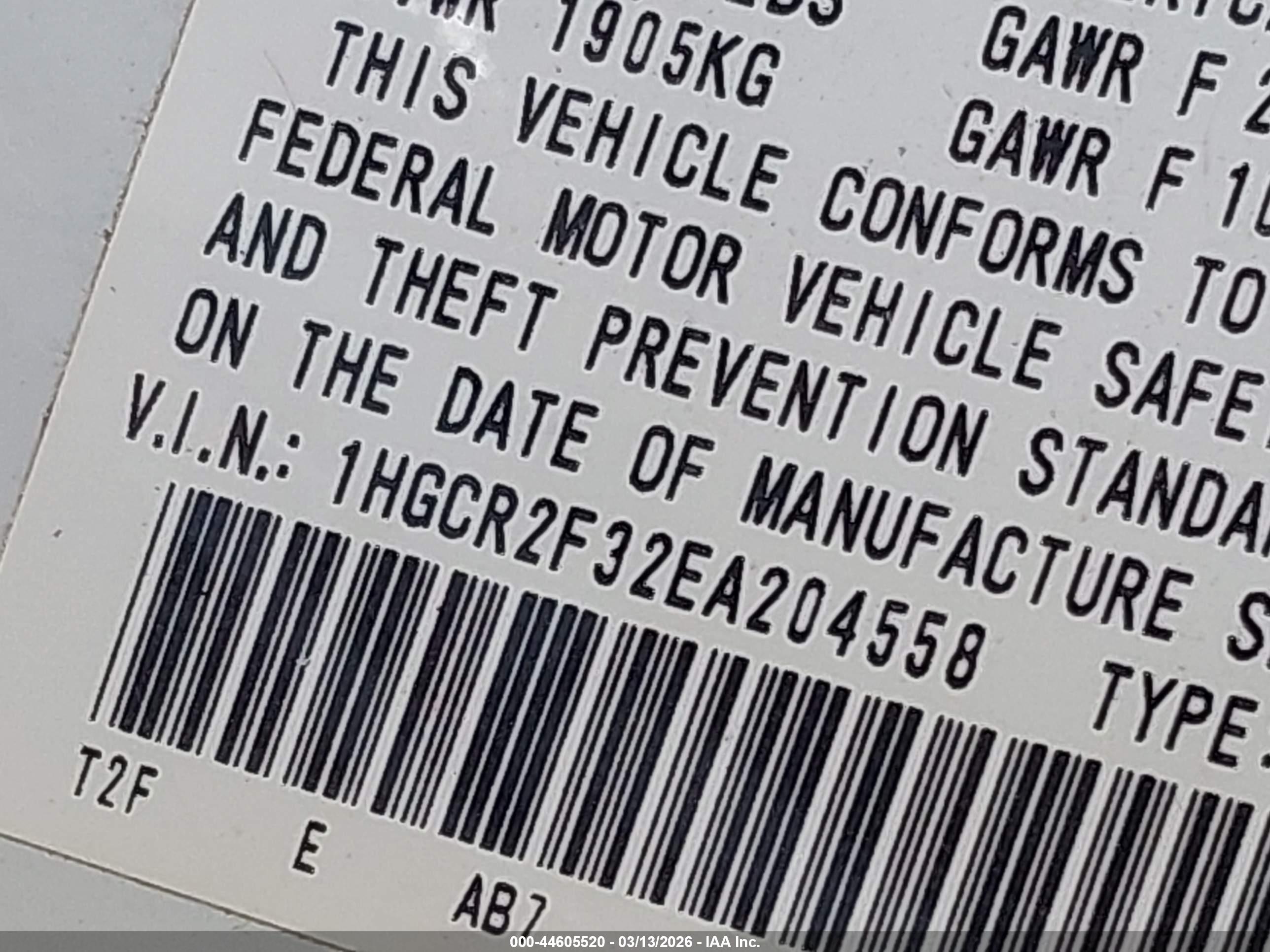 HONDA ACCORD image 9