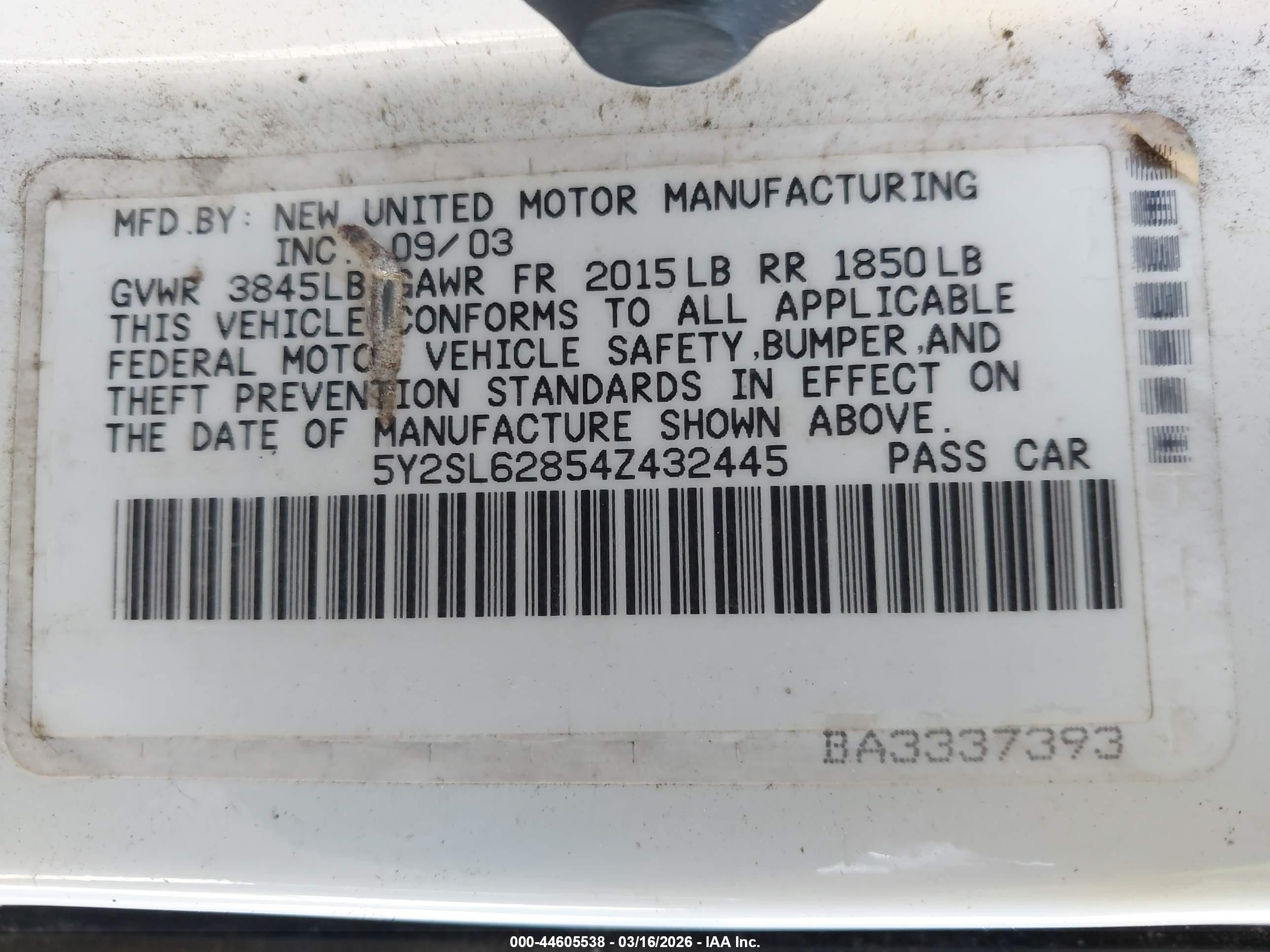 PONTIAC VIBE image 9
