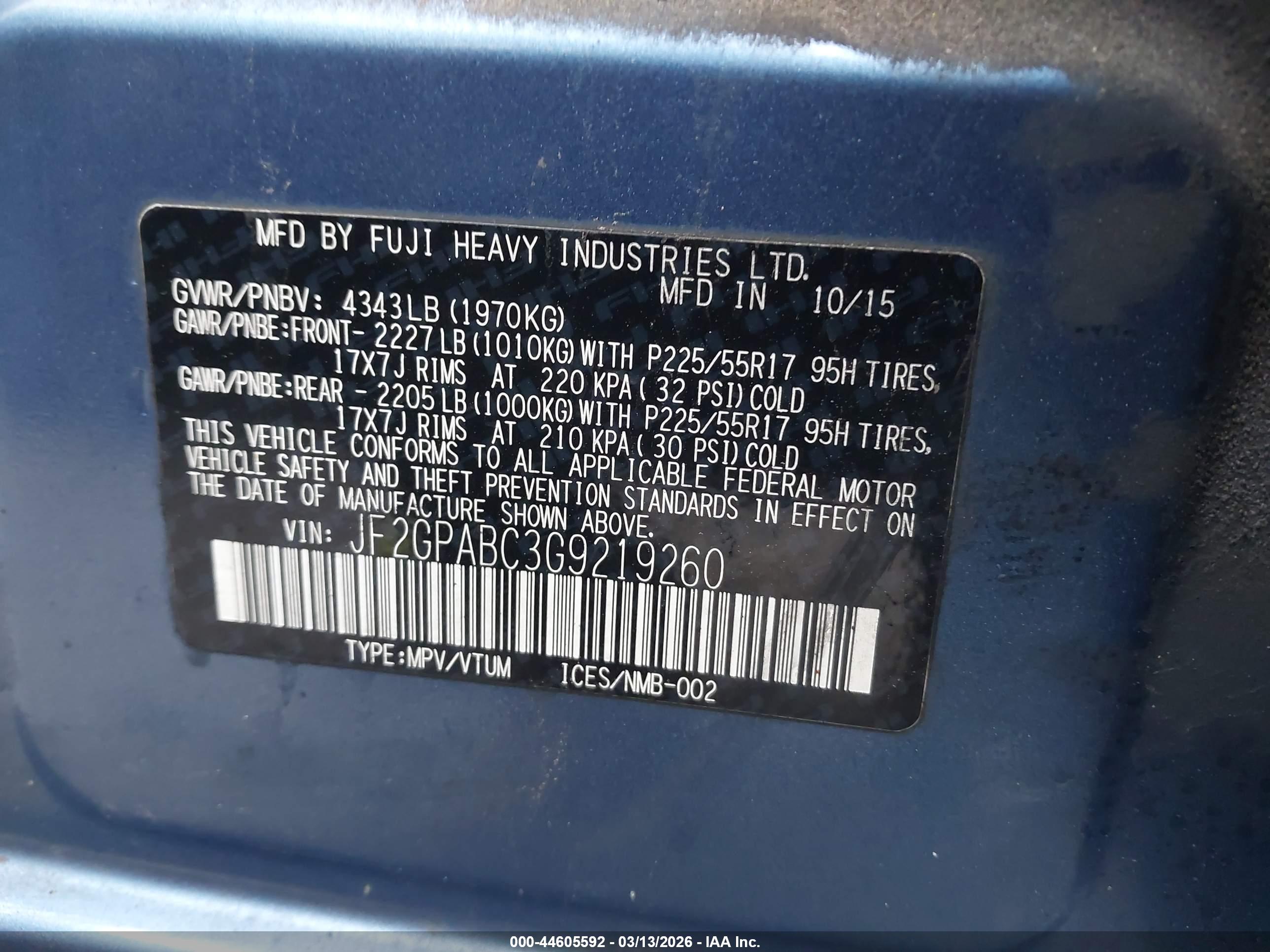 SUBARU CROSSTREK image 9
