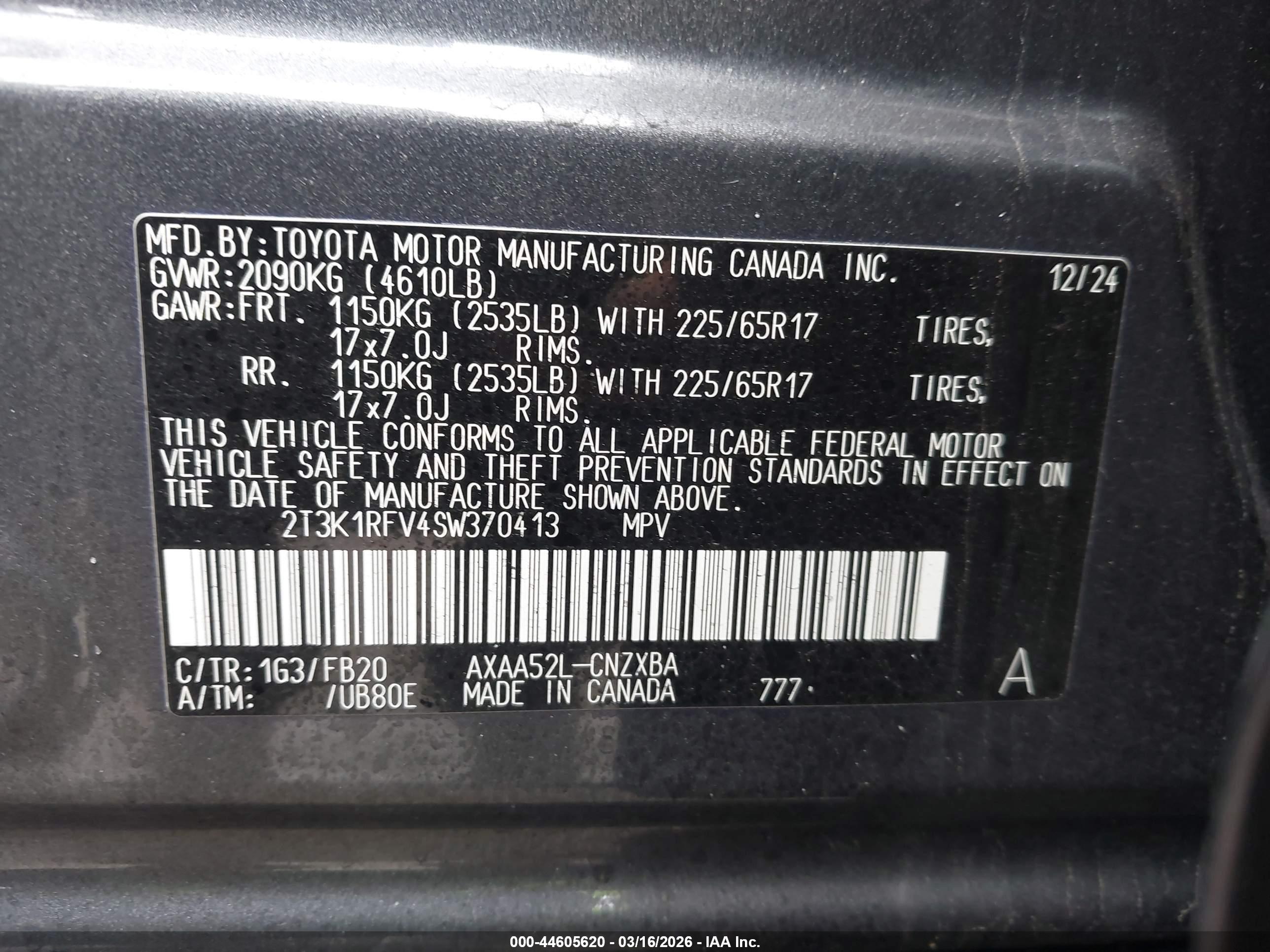 TOYOTA RAV4 image 9