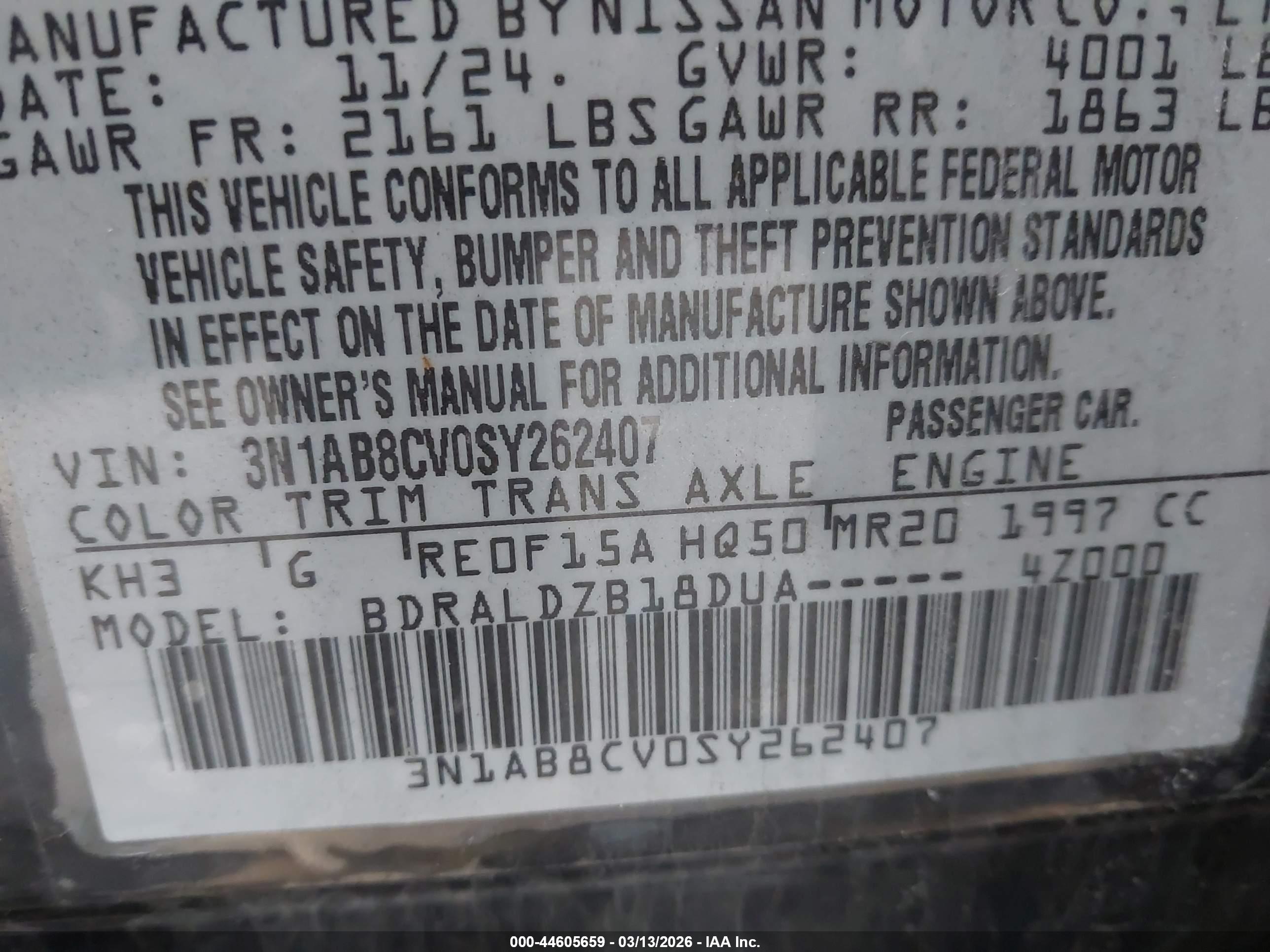 NISSAN SENTRA image 9