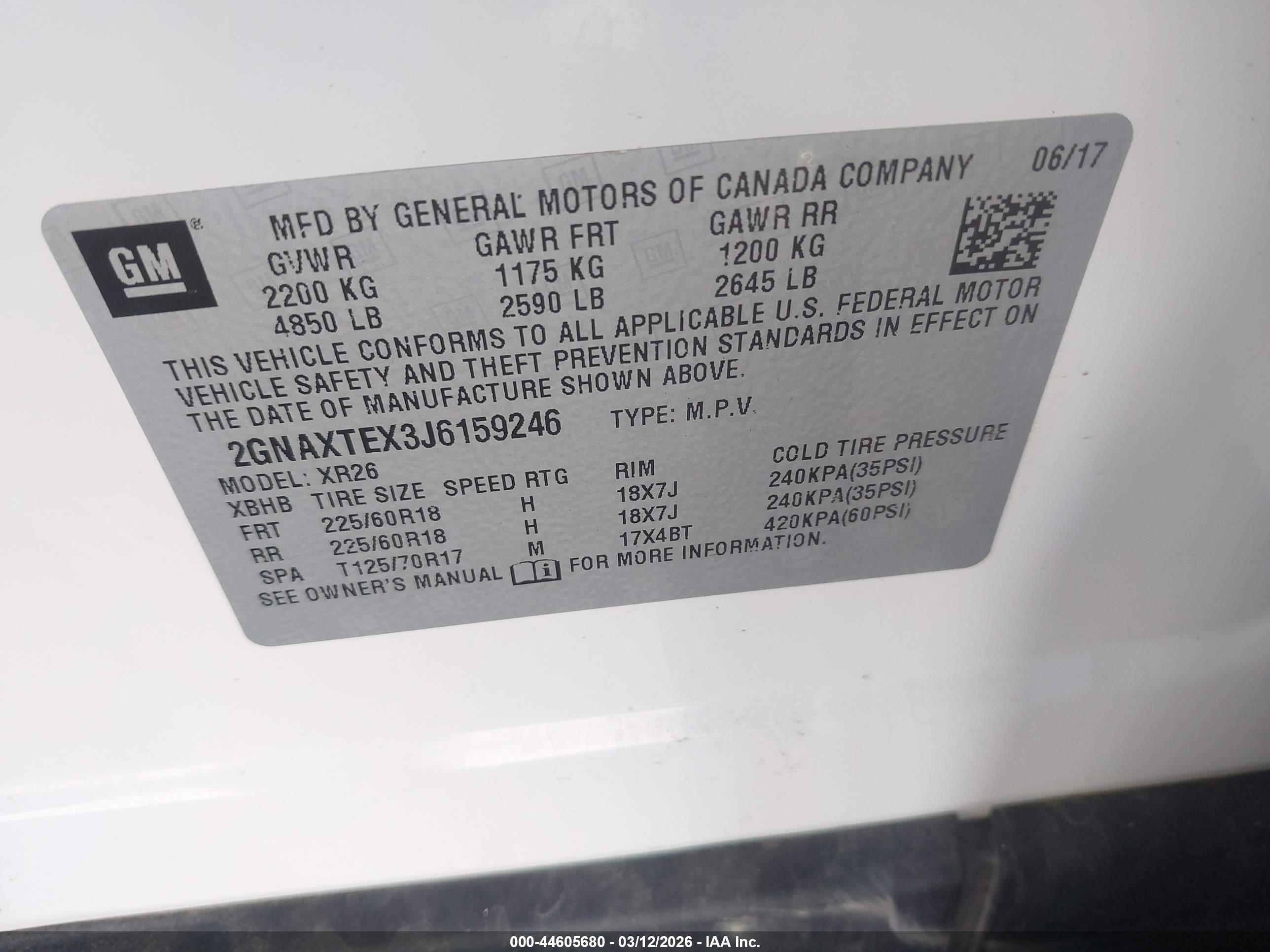 CHEVROLET EQUINOX image 9
