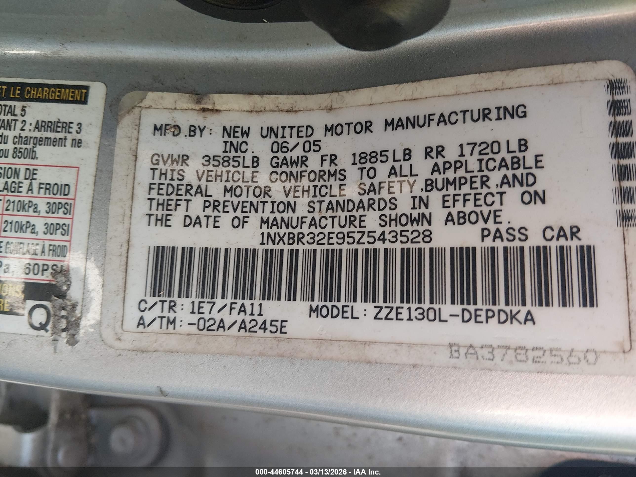 TOYOTA COROLLA image 9