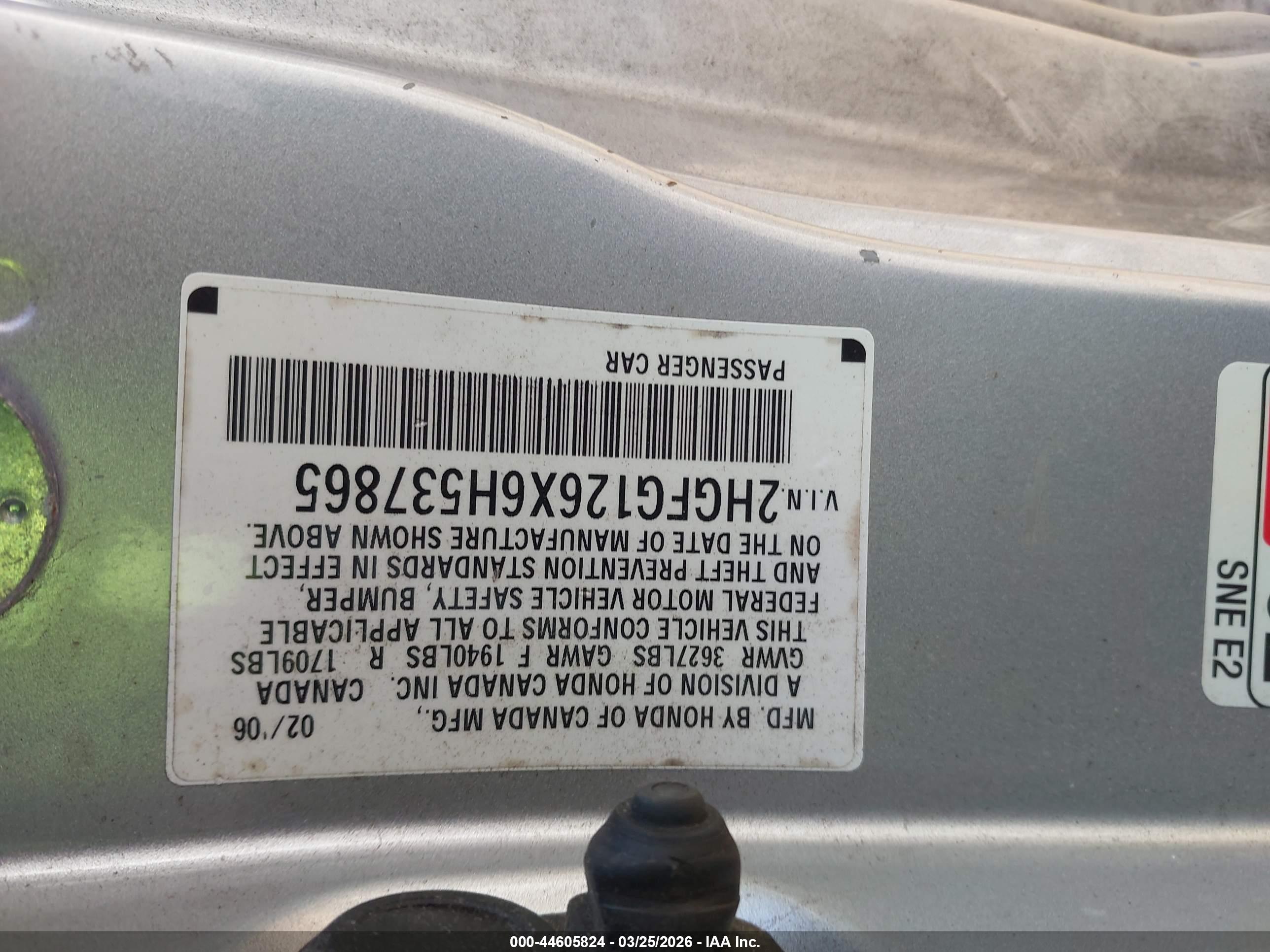 HONDA CIVIC image 9