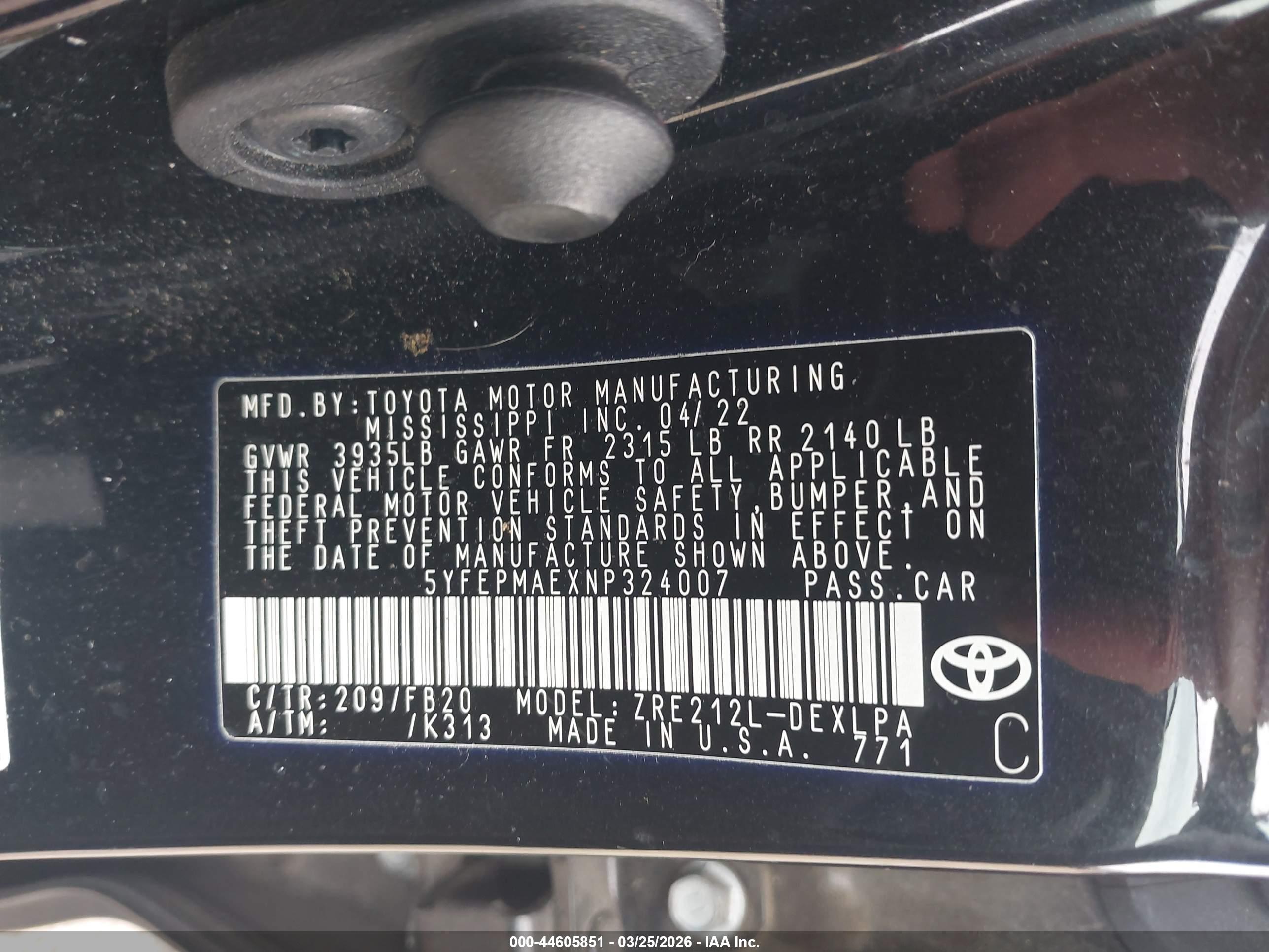 TOYOTA COROLLA image 9