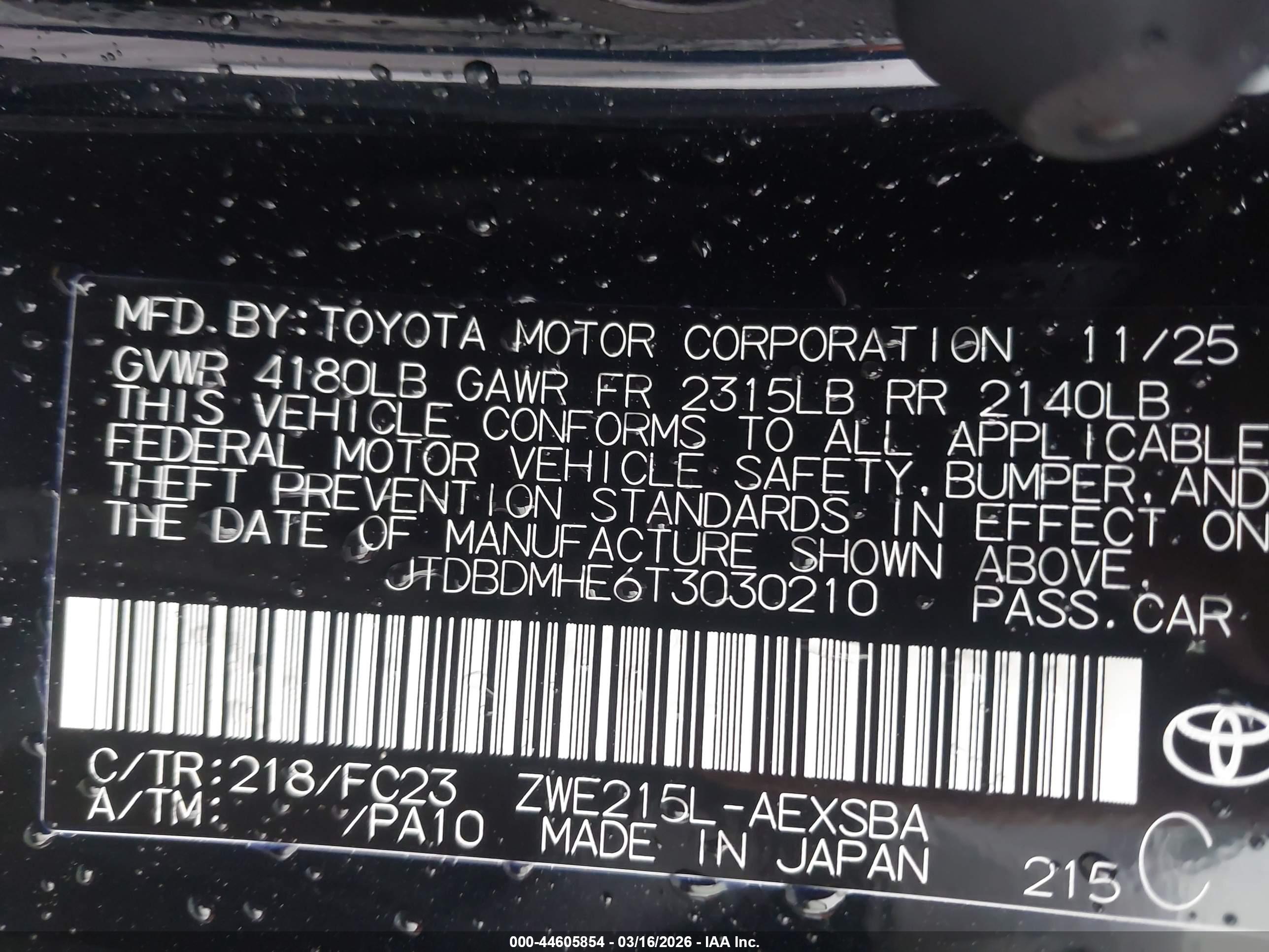 TOYOTA COROLLA image 9
