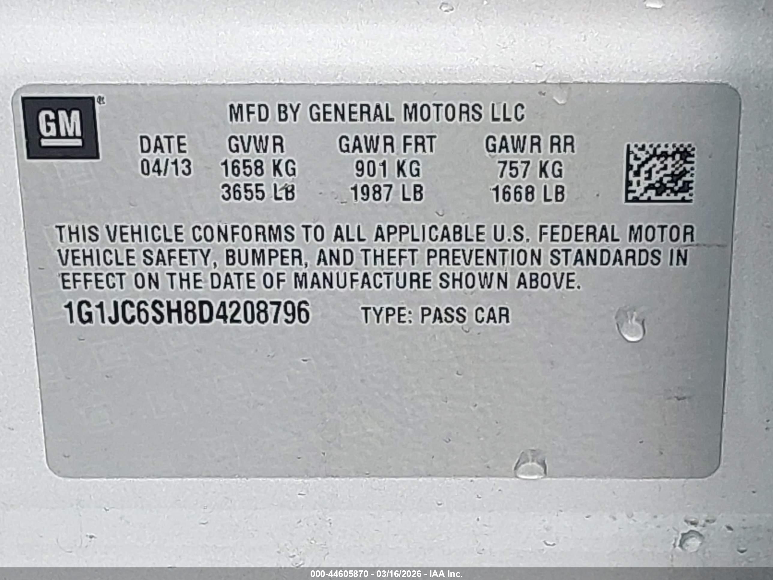 CHEVROLET SONIC image 9