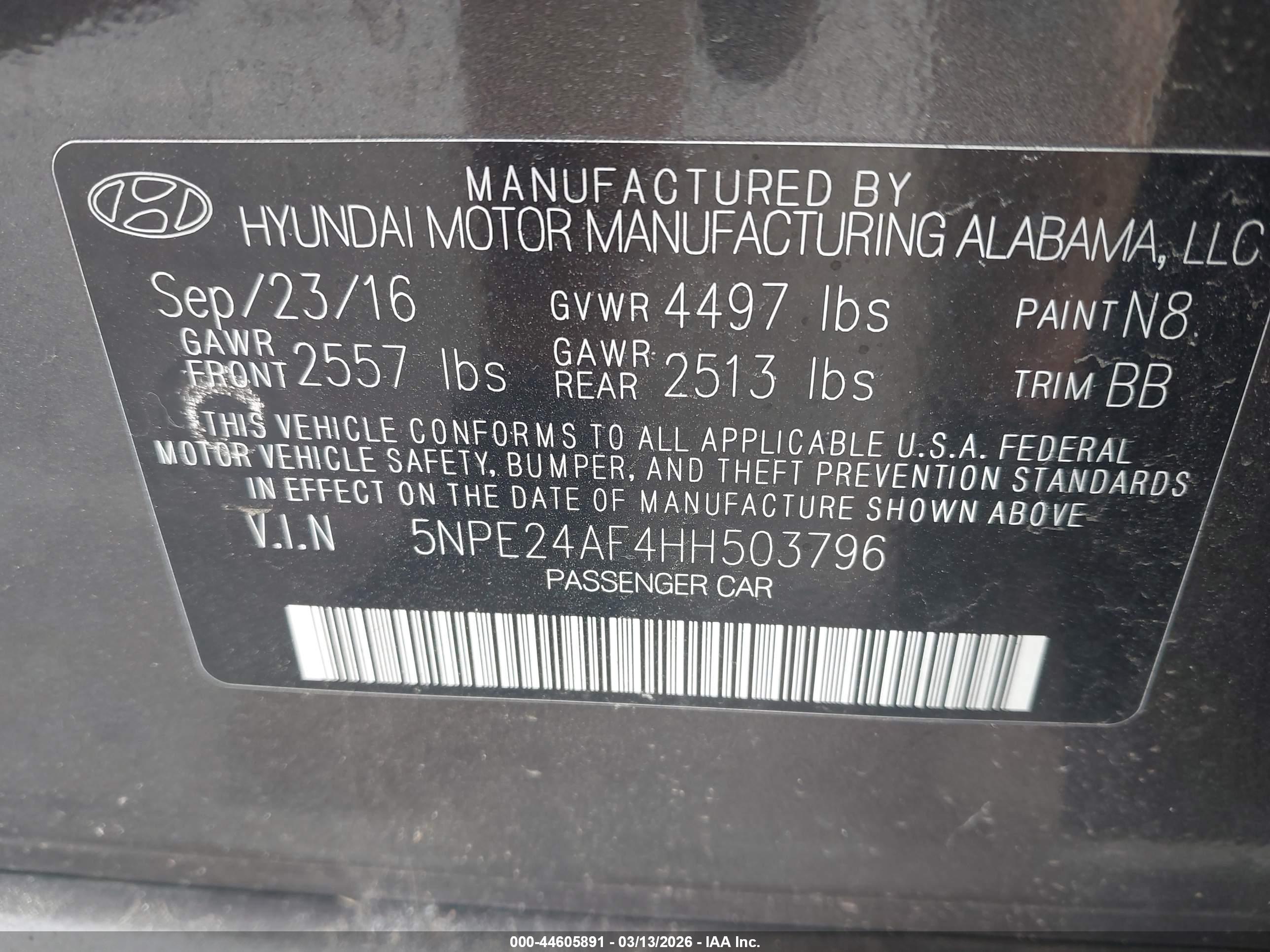 HYUNDAI SONATA image 9