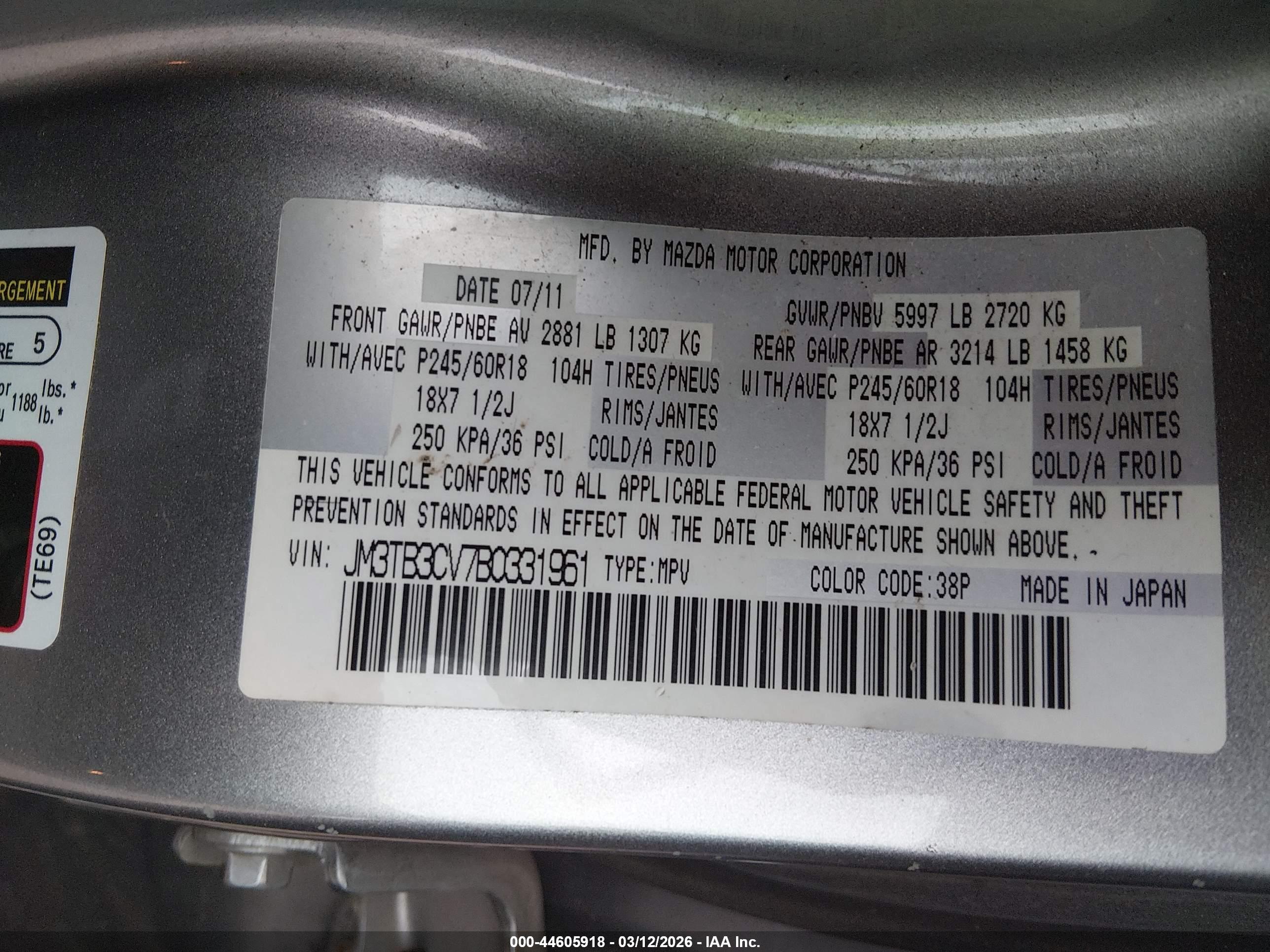 MAZDA CX-9 image 9