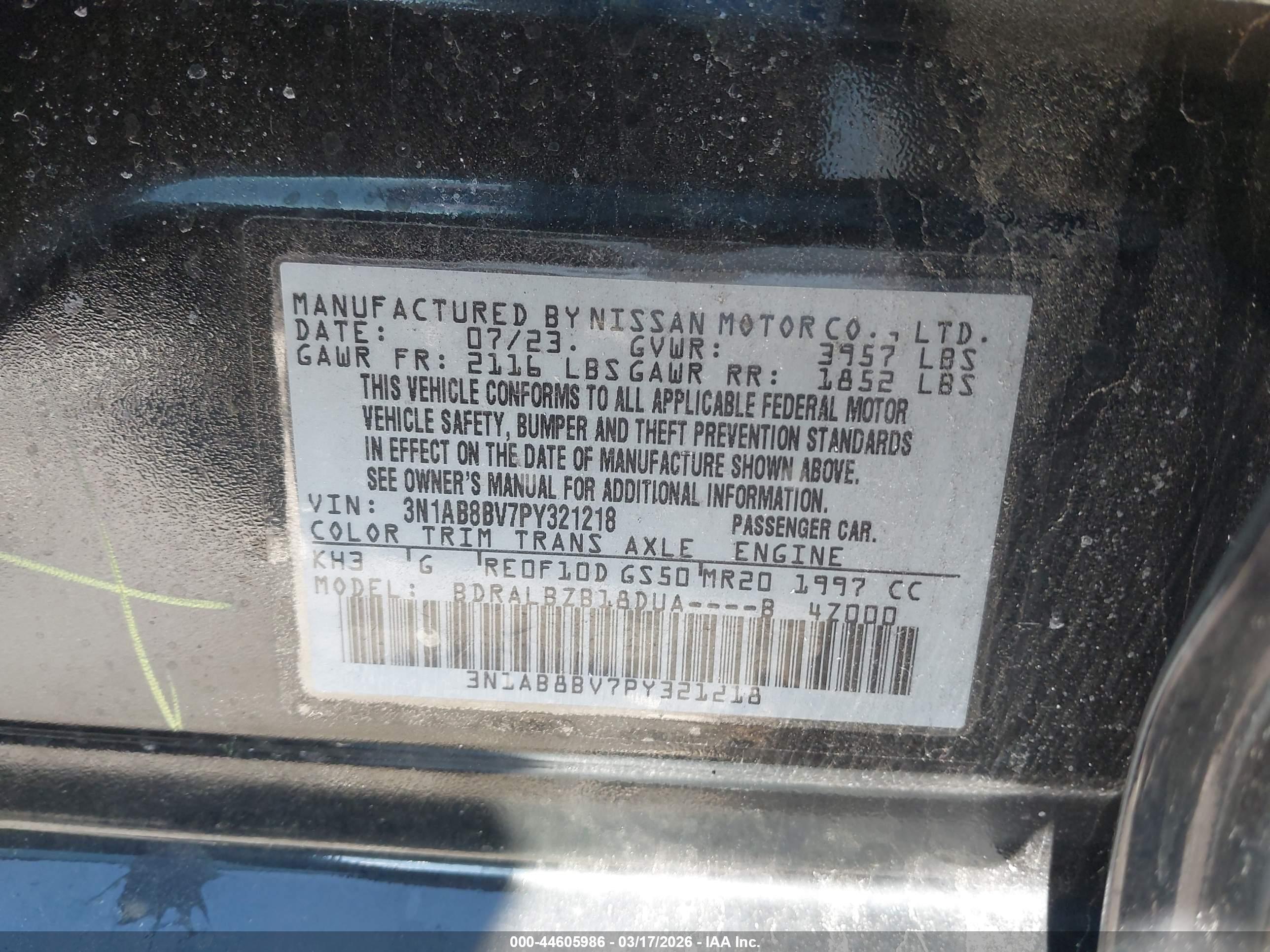NISSAN SENTRA image 9