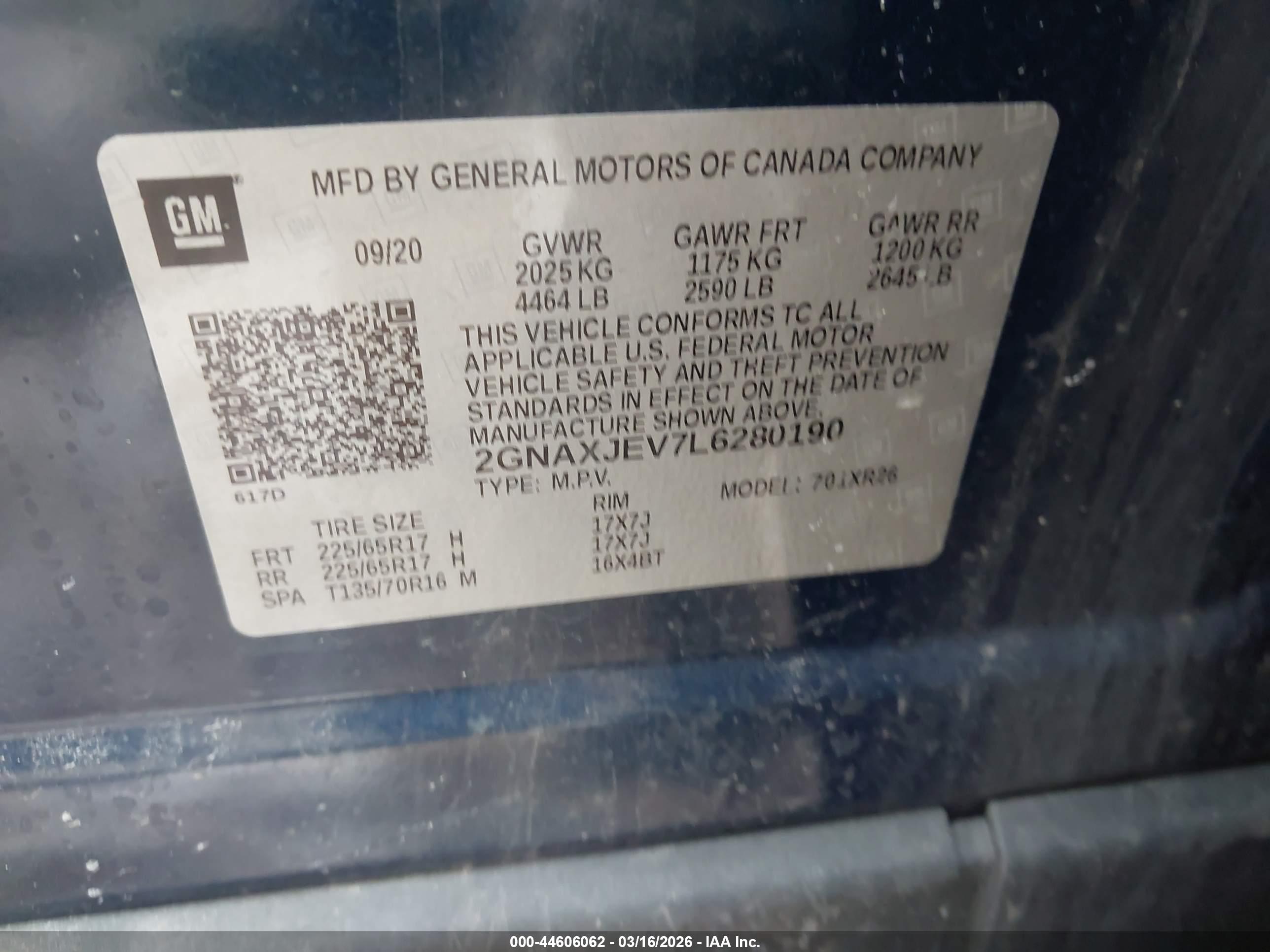 CHEVROLET EQUINOX image 9