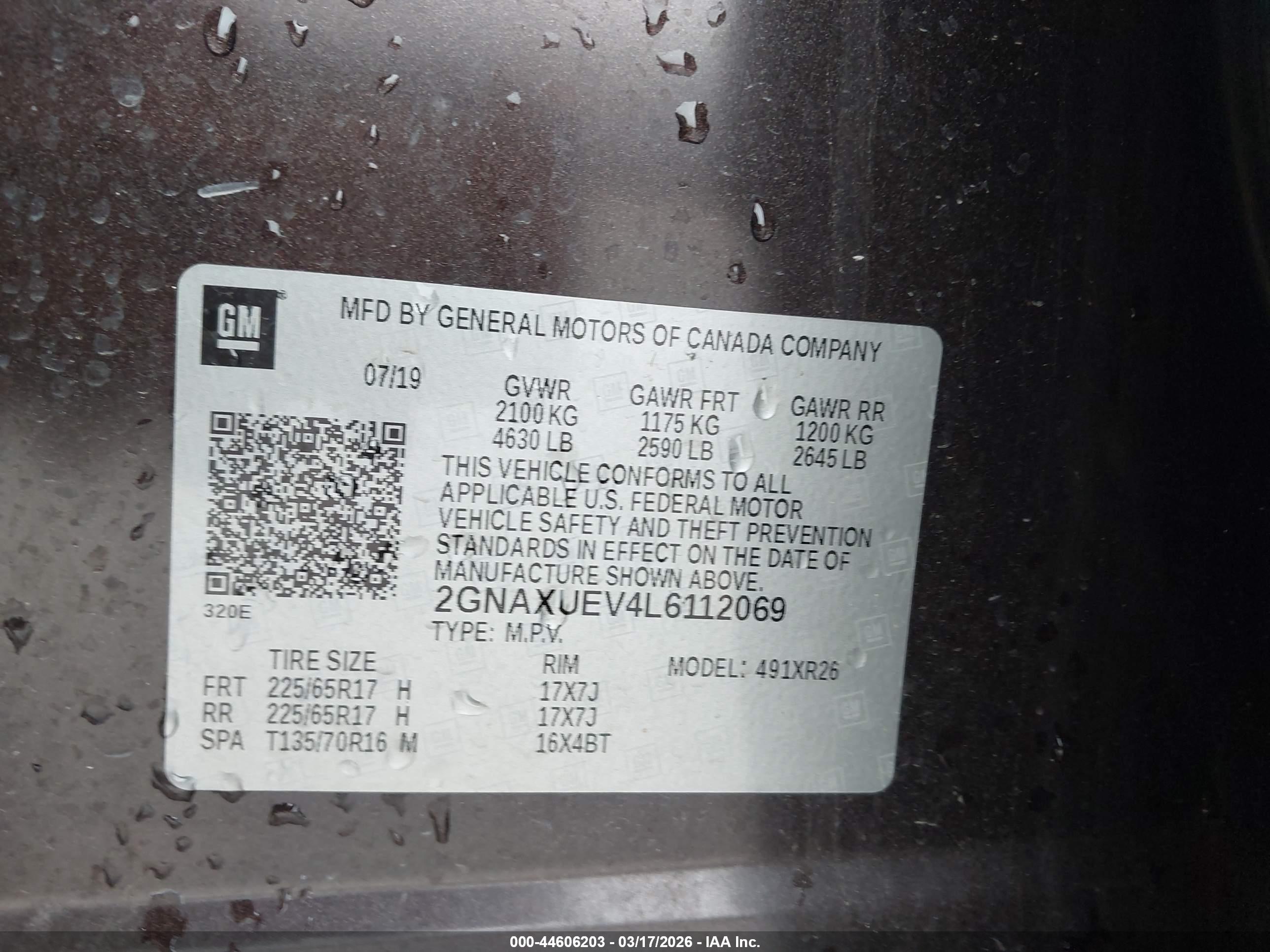 CHEVROLET EQUINOX image 9