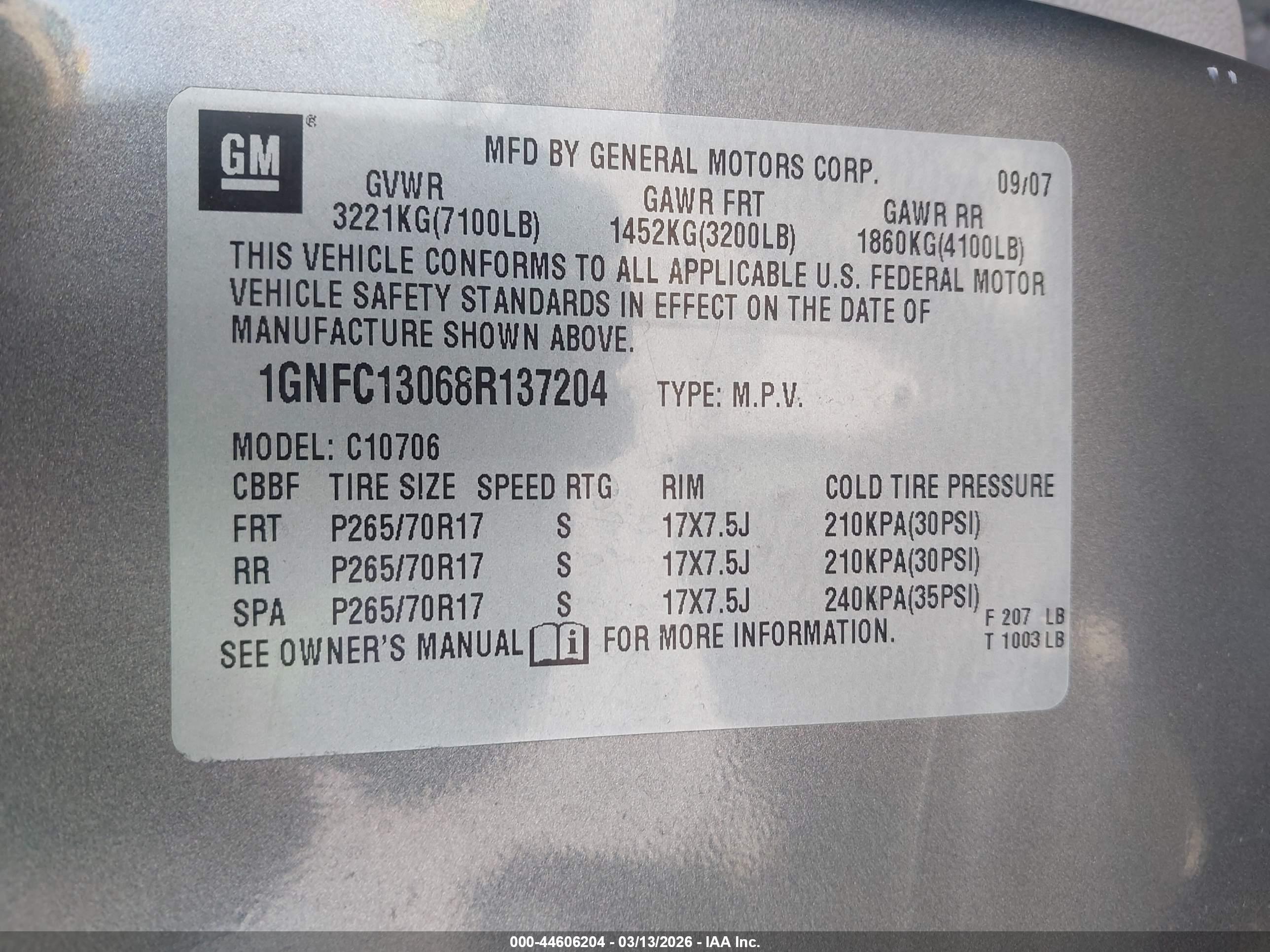 CHEVROLET TAHOE image 9