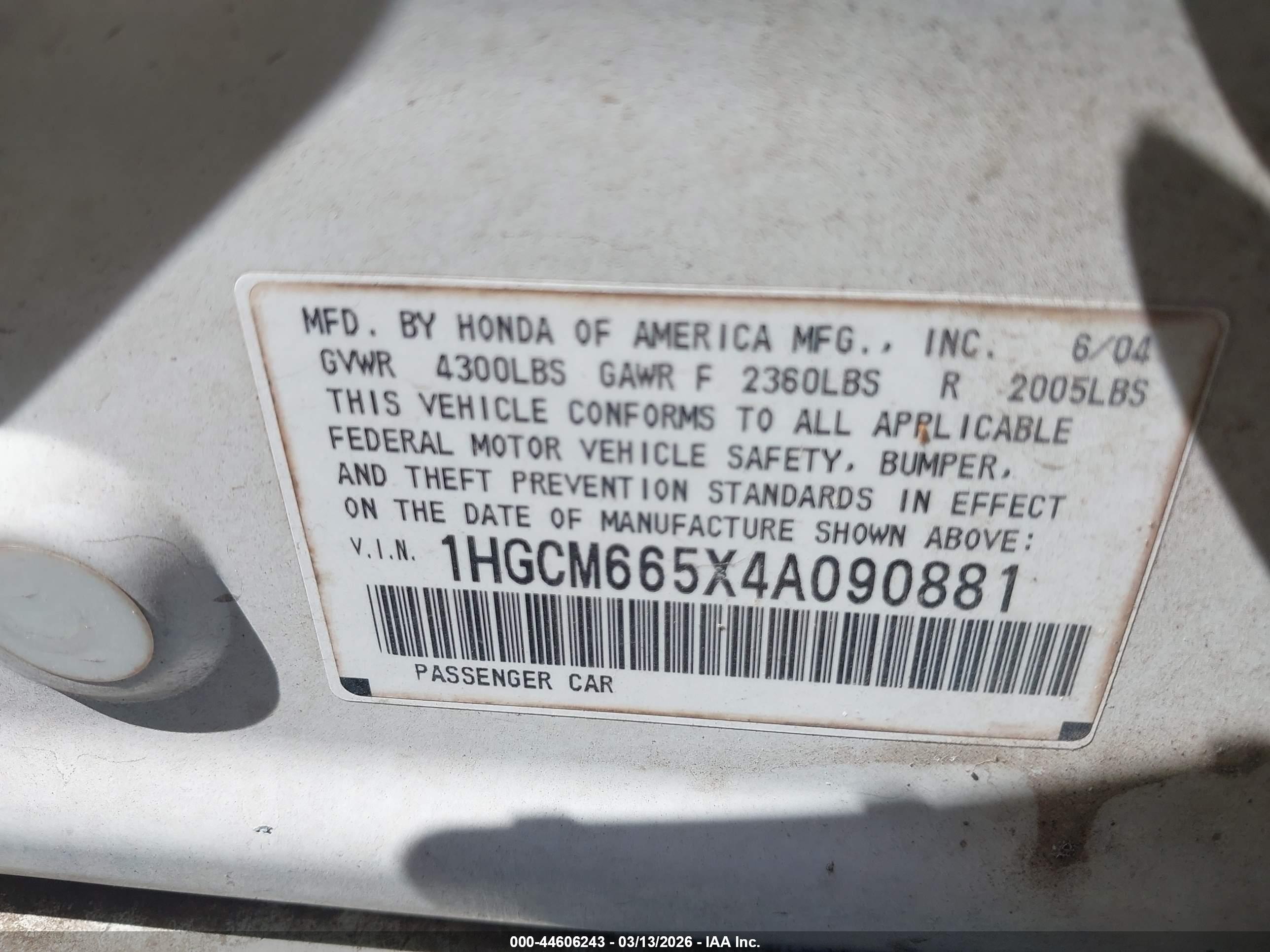 HONDA ACCORD image 9