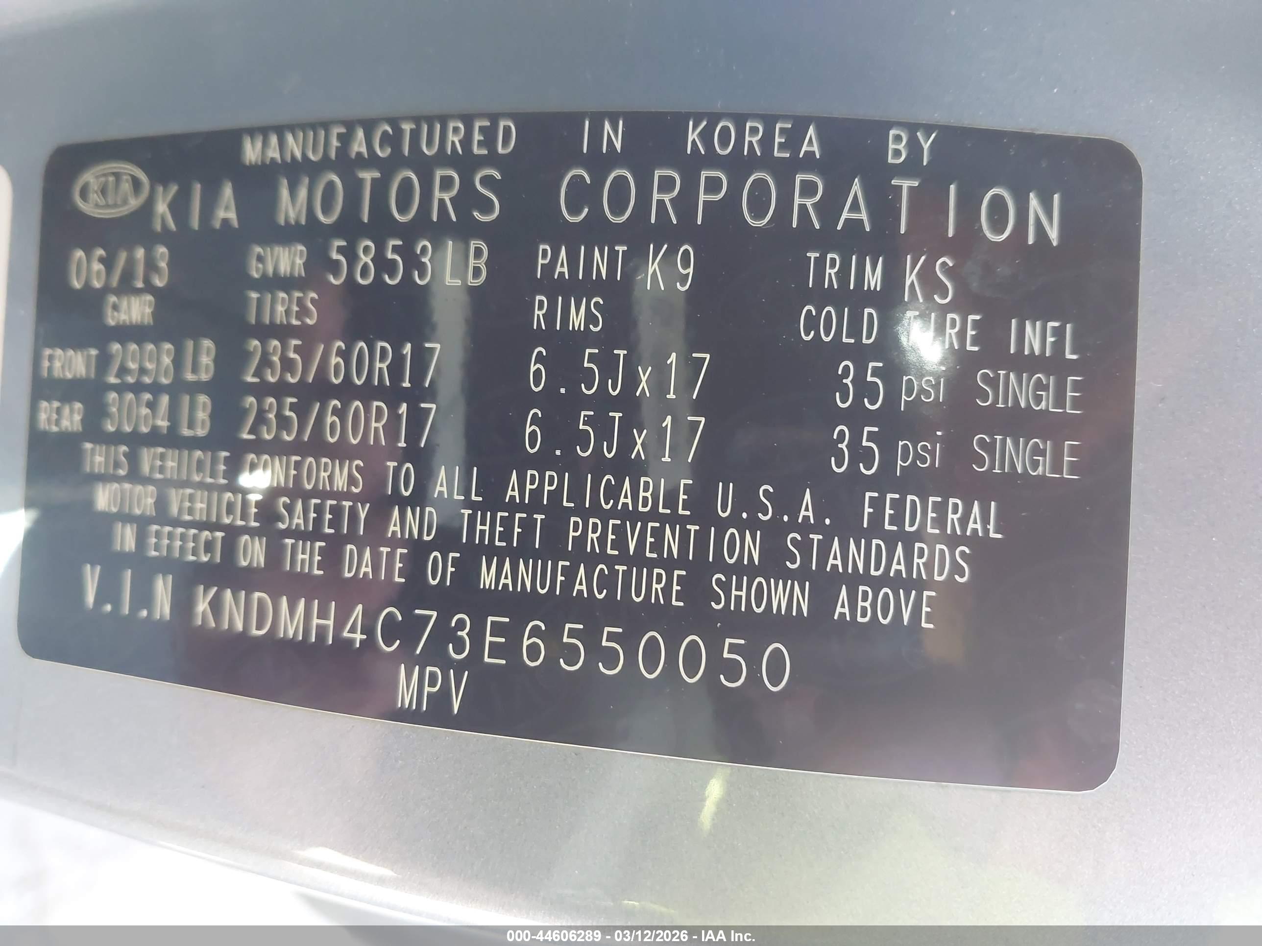 KIA SEDONA image 9