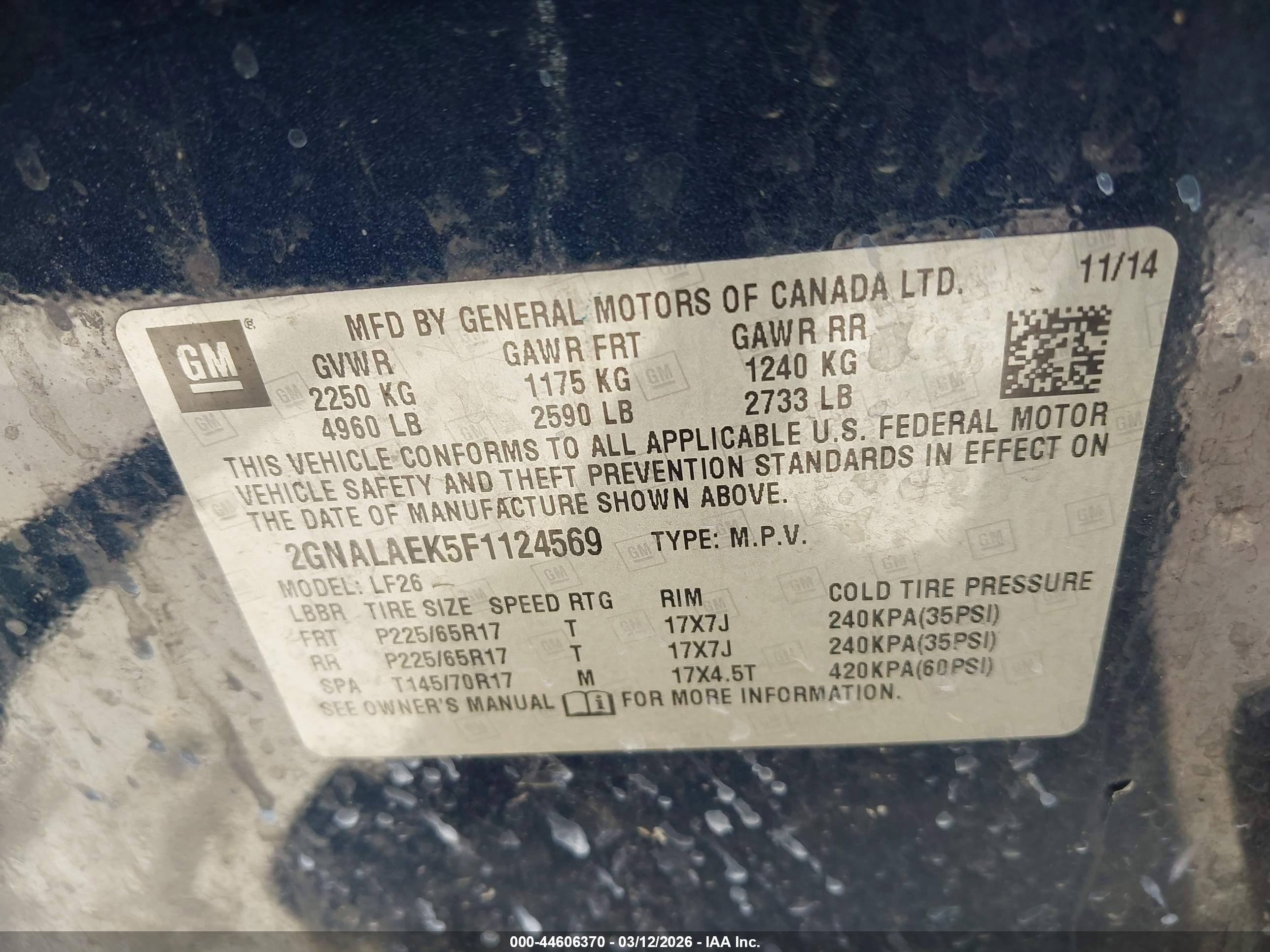 CHEVROLET EQUINOX image 9