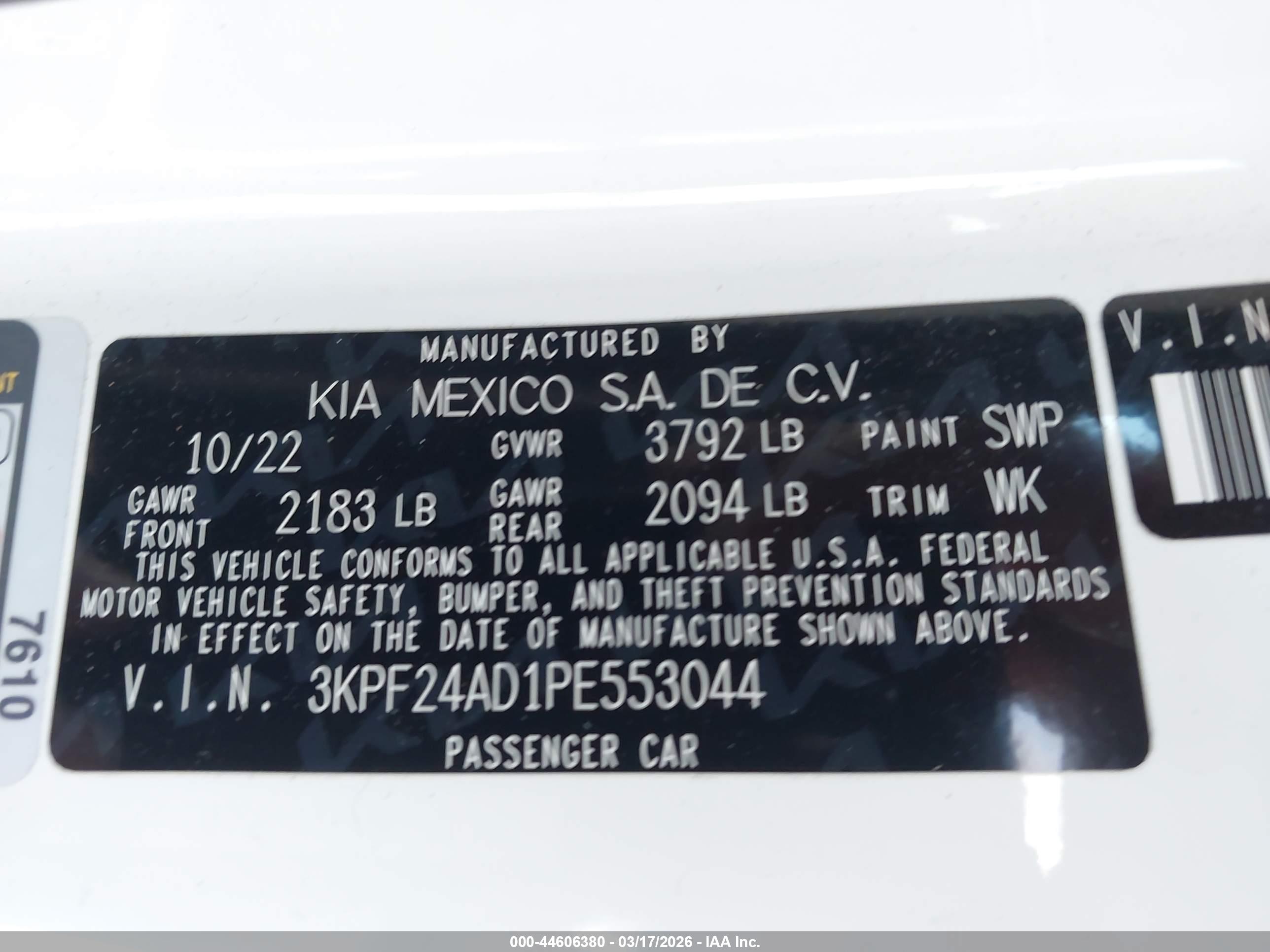 KIA FORTE image 9