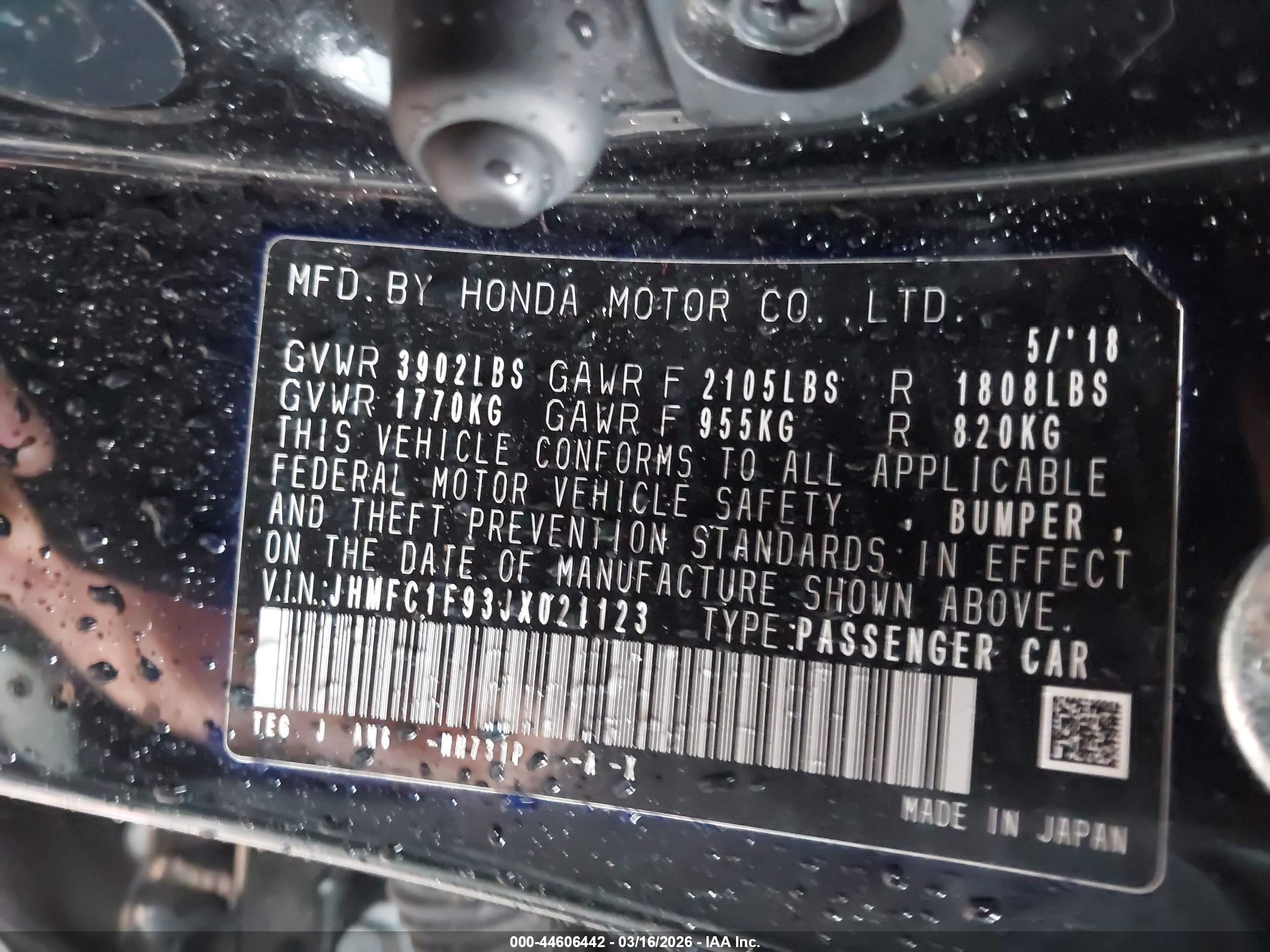 HONDA CIVIC image 9