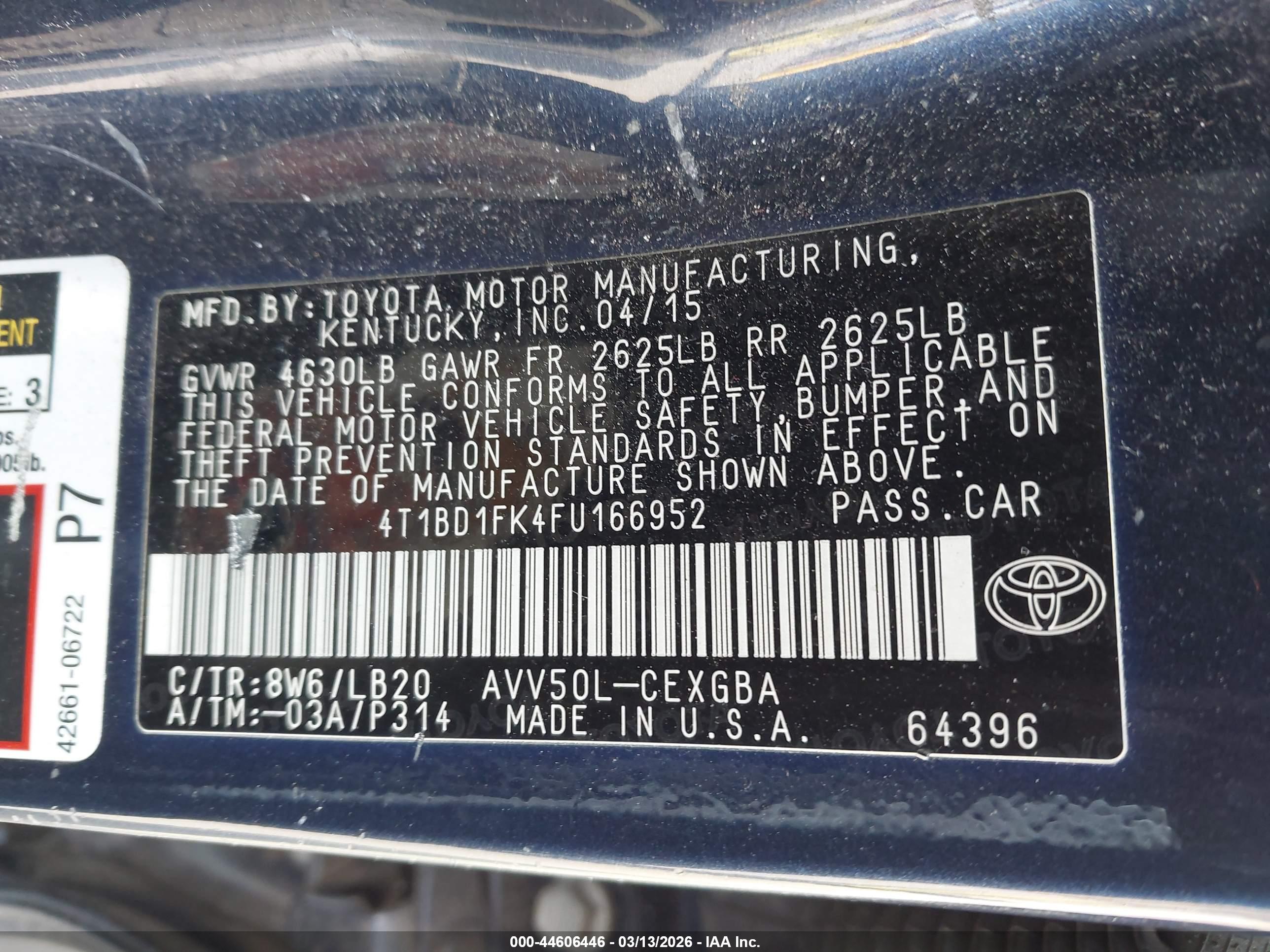 TOYOTA CAMRY image 9