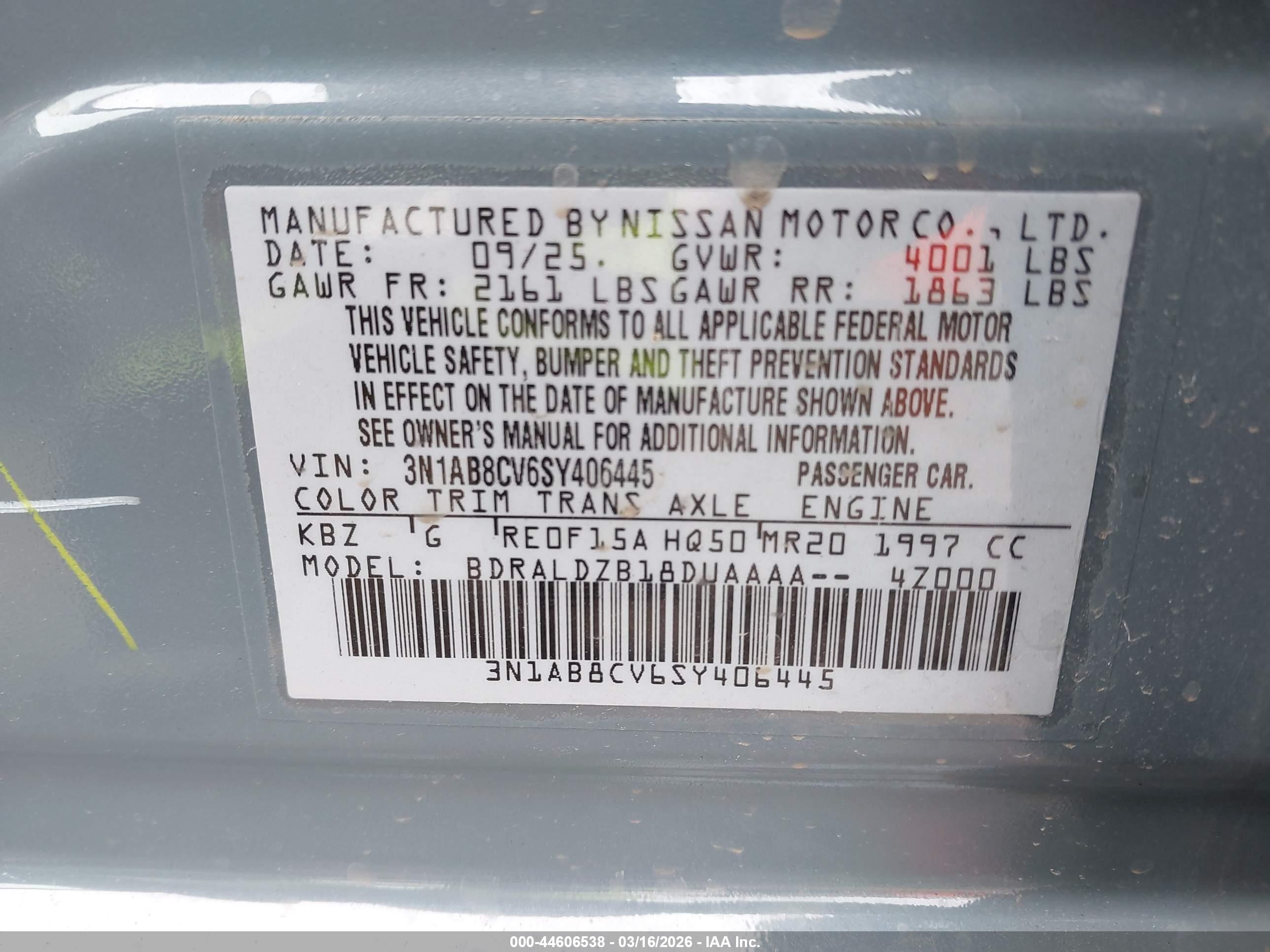 NISSAN SENTRA image 9