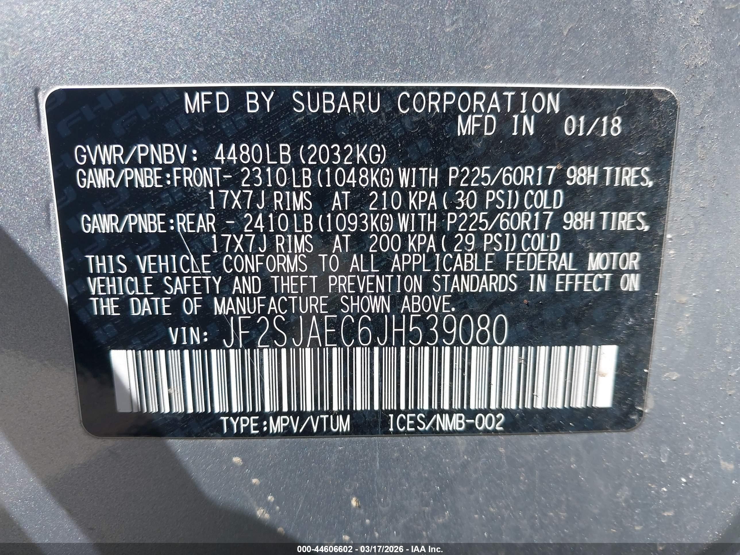 SUBARU FORESTER image 9