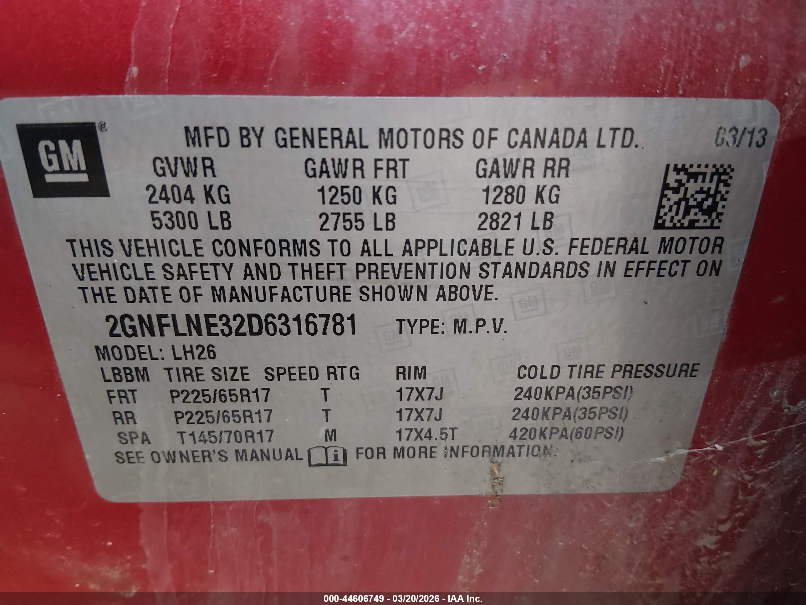 CHEVROLET EQUINOX image 9