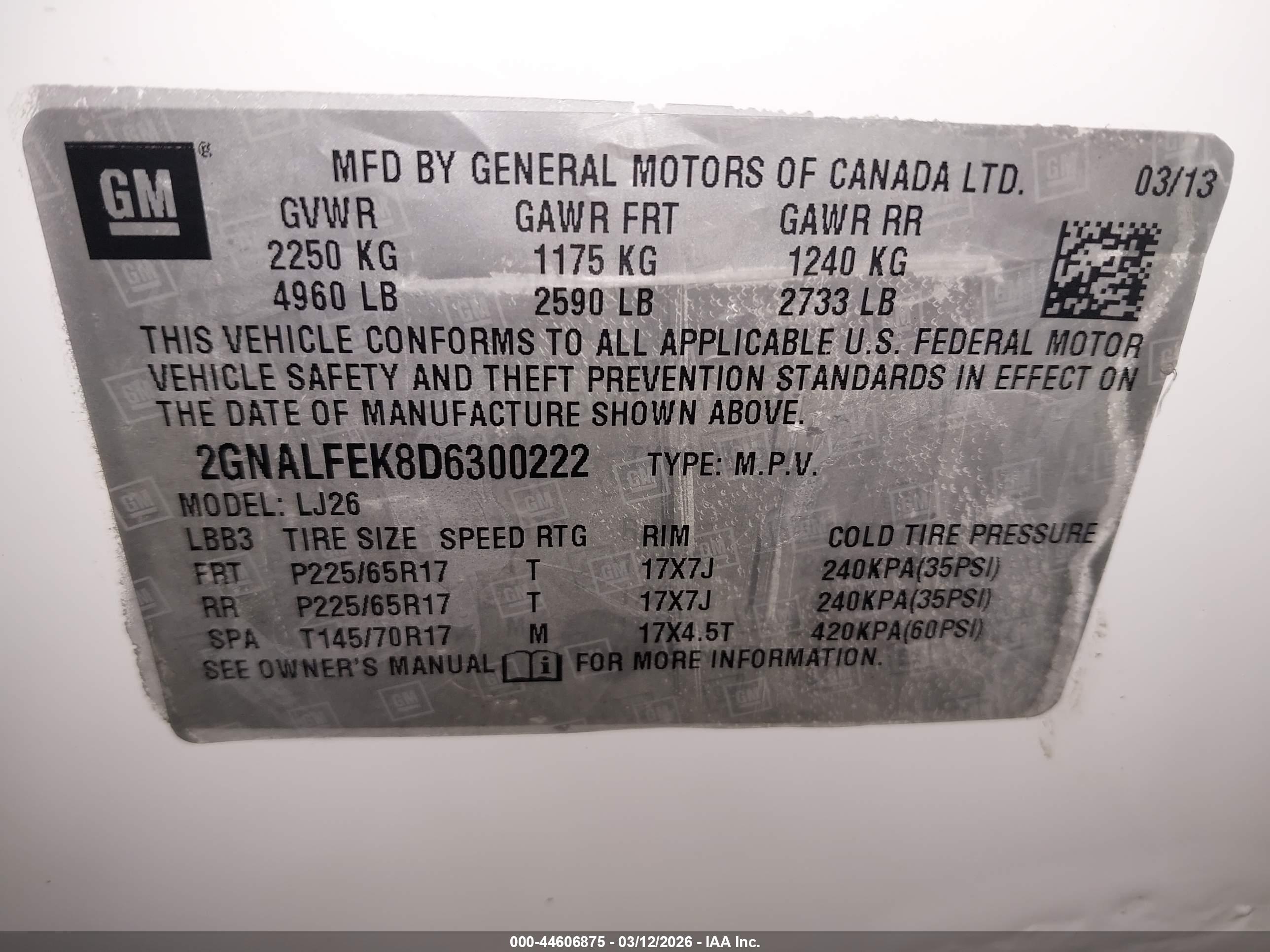 CHEVROLET EQUINOX image 9