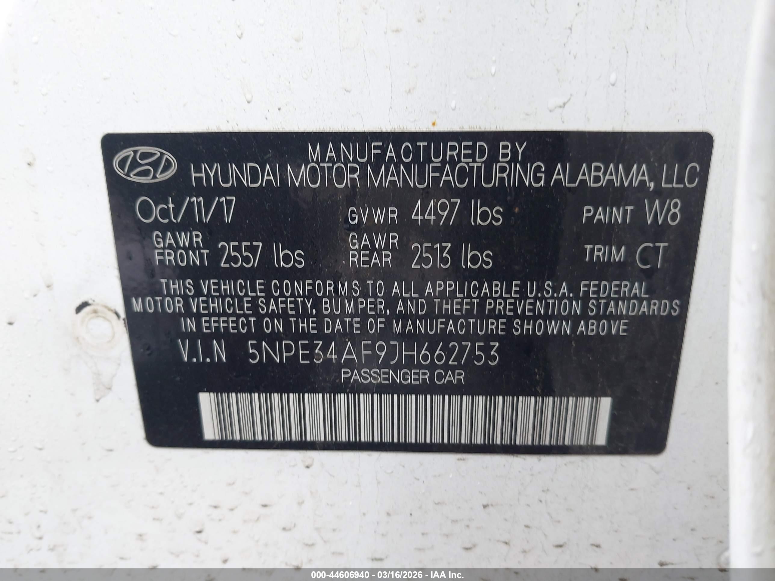 HYUNDAI SONATA image 9