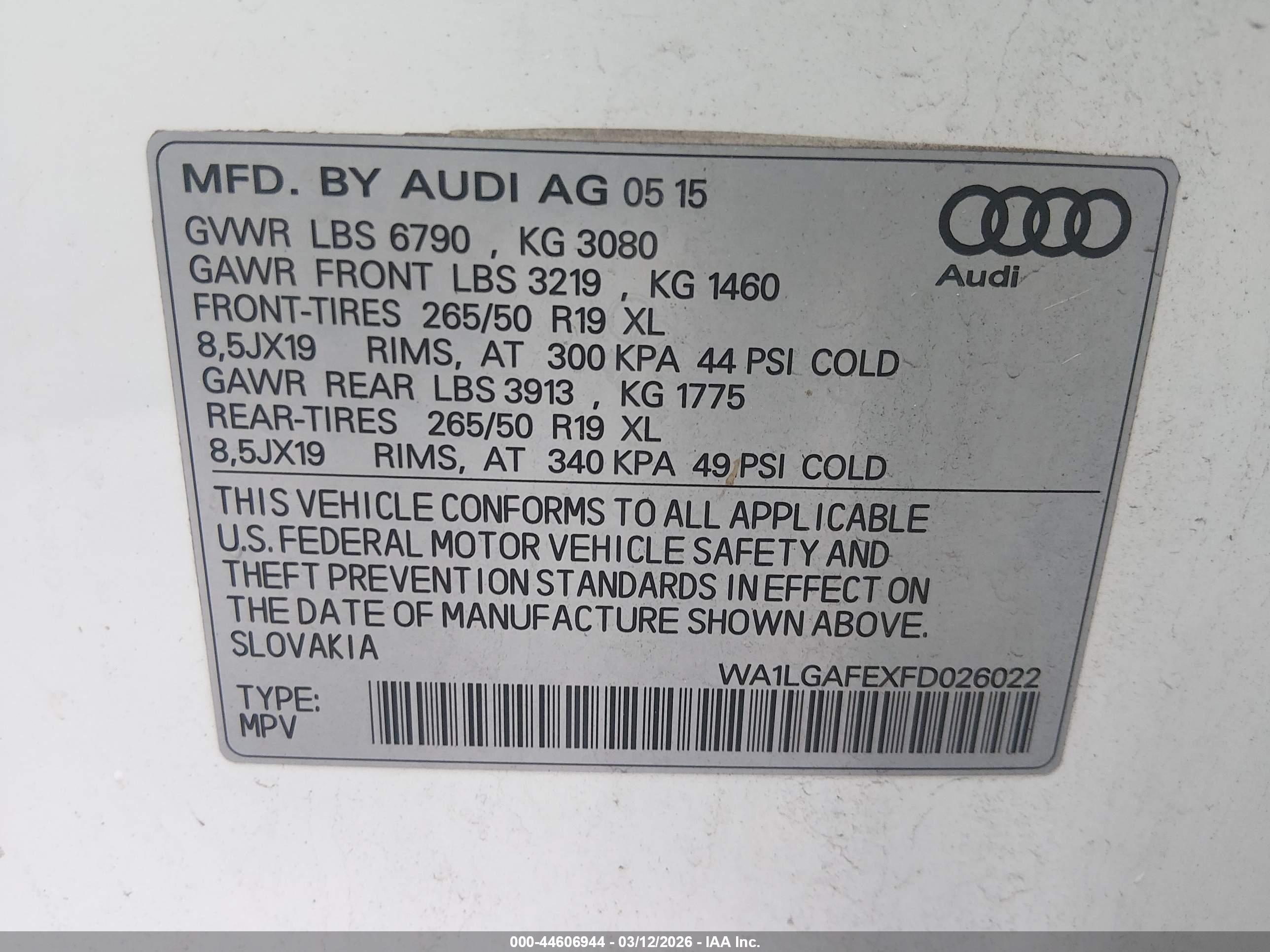 AUDI Q7 image 9