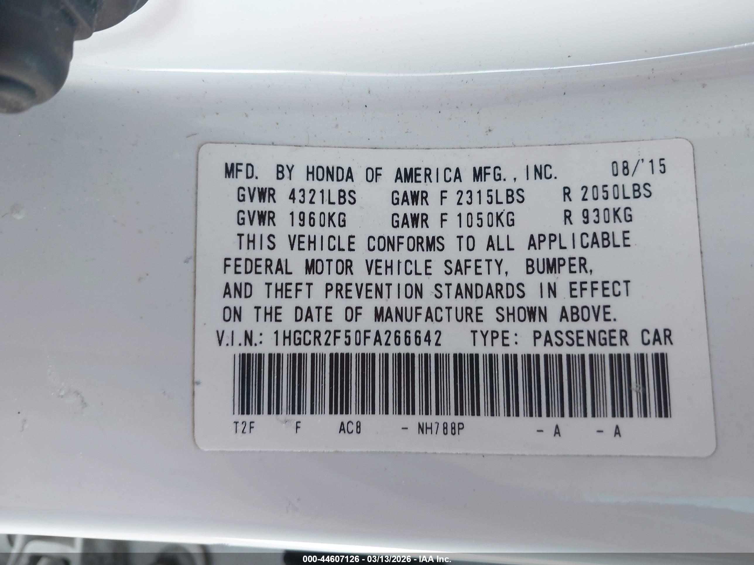 HONDA ACCORD image 9