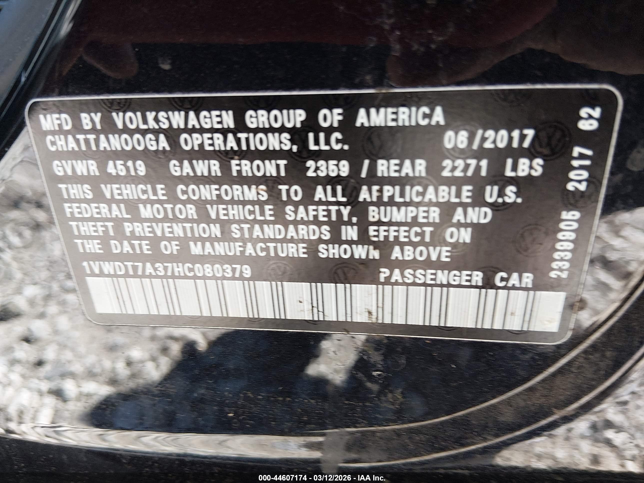 VOLKSWAGEN PASSAT image 9
