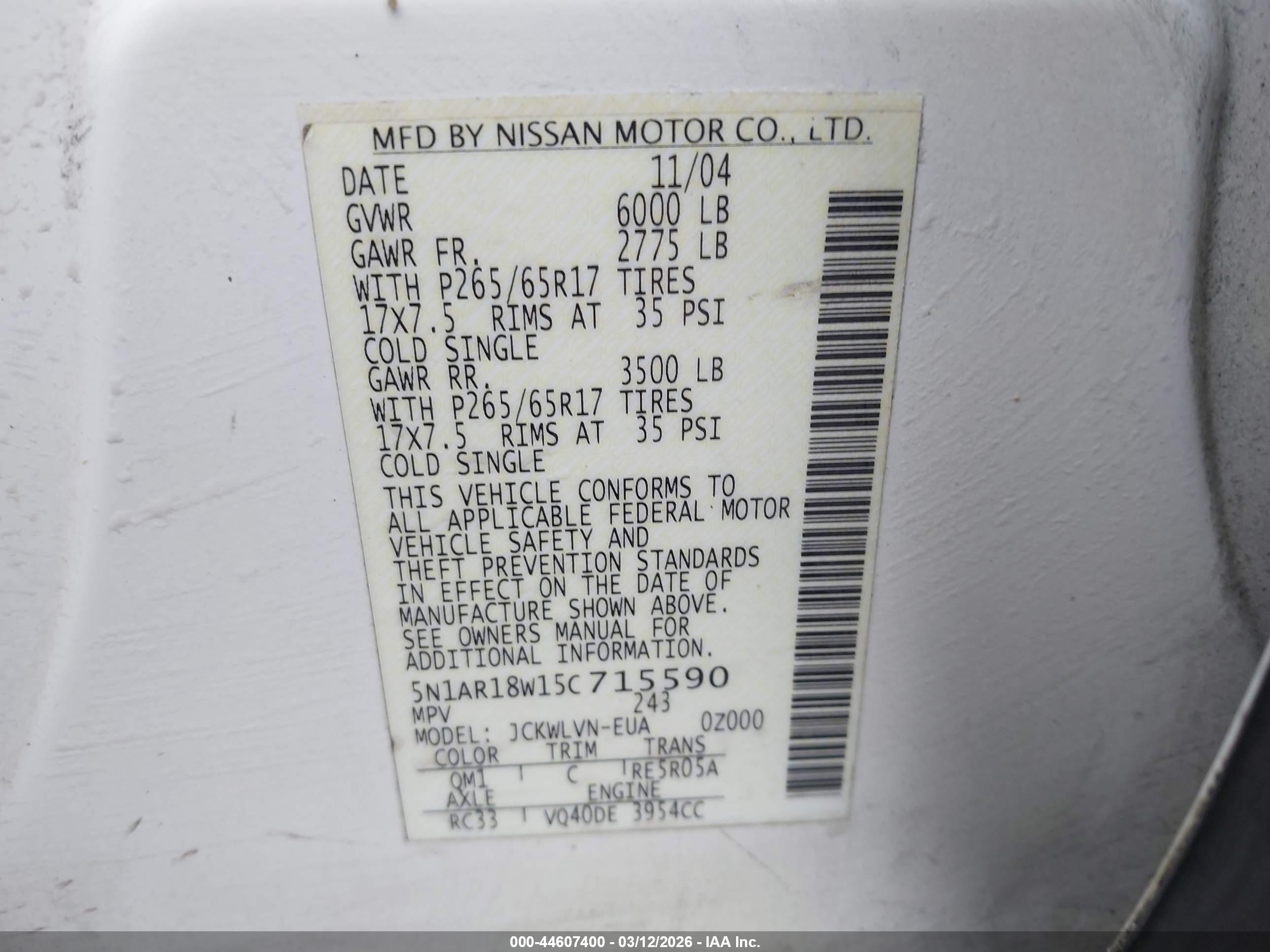 NISSAN PATHFINDER image 9