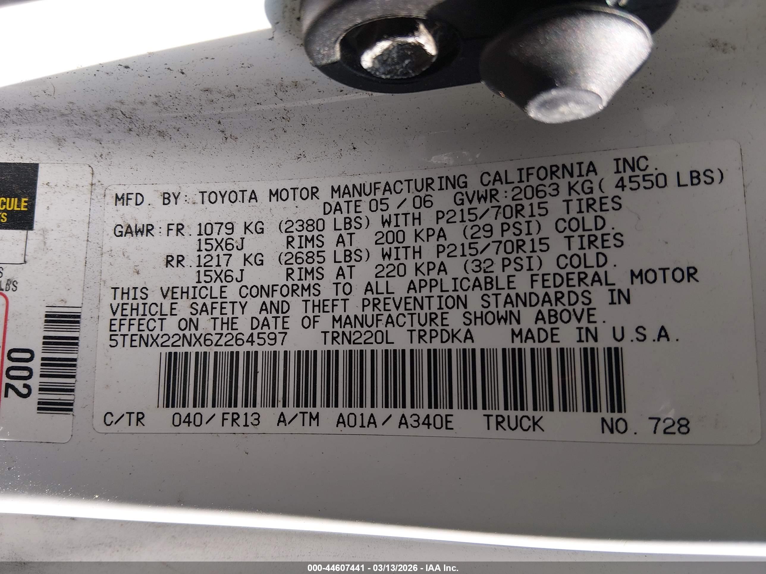 TOYOTA TACOMA image 9