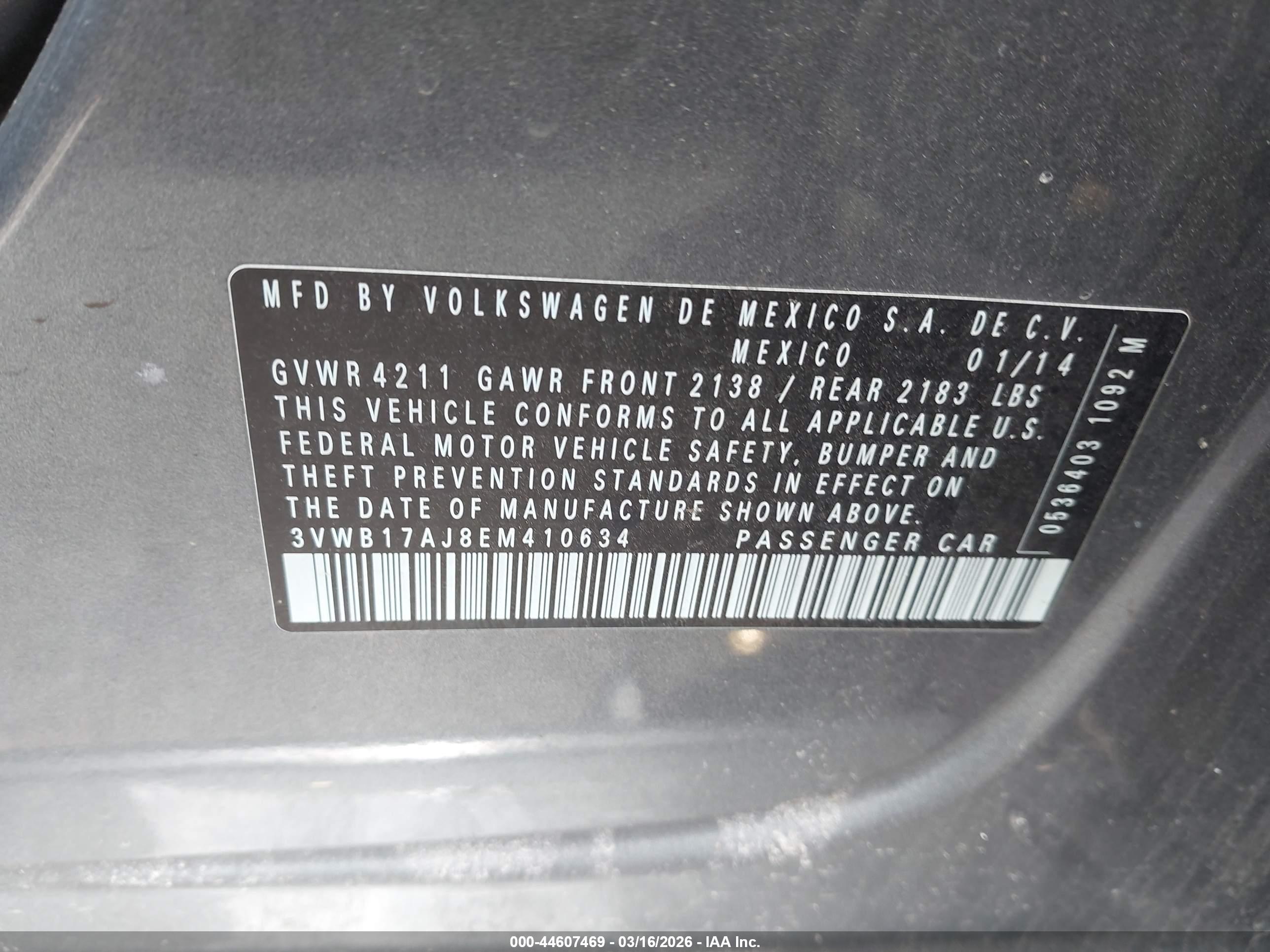 VOLKSWAGEN JETTA image 9